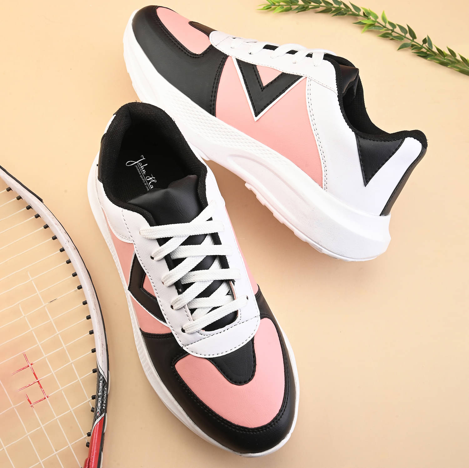     			John Karsun D2-MV Pink Men's Sneakers