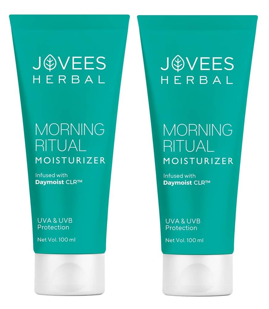 Jovees Herbal Morning Ritual Moisturizer For Hydrates For All Skin Types 100ml (Pack of 2) Jovees Herbal Morning Ritual Moisturizer For Hydrates For All Skin Types 100ml (Pack of 2)