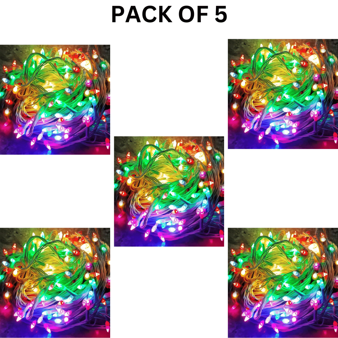     			Kadio Multicolor 28M String Light ( Pack of 5 )