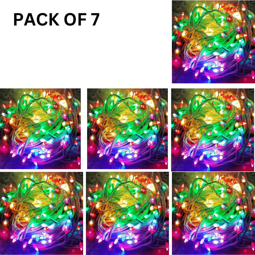     			Kadio Multicolor 28M String Light ( Pack of 7 )