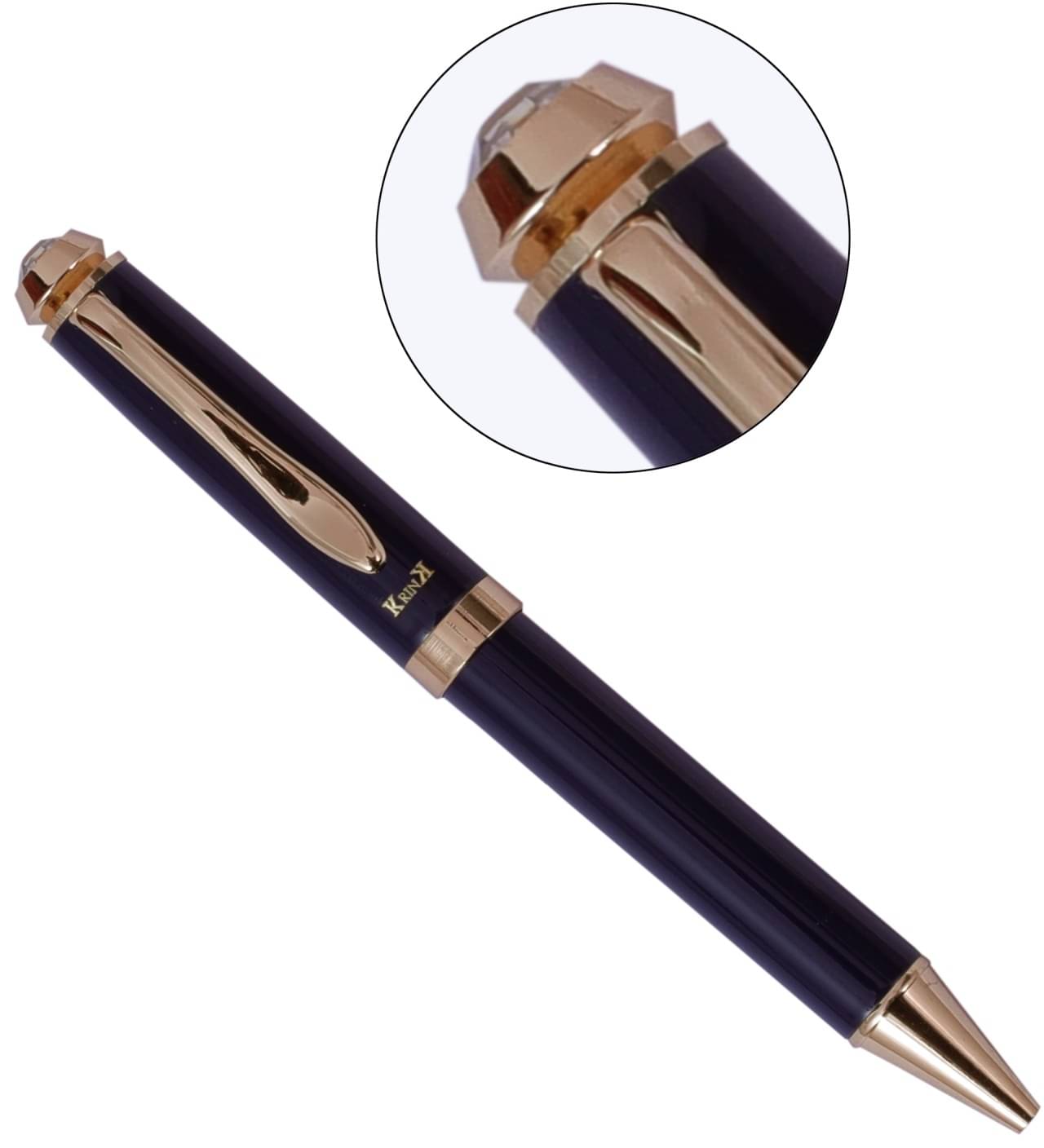     			Krink Metal Ball Pen Fitted with Germany Made Refill ( Pack of 1 )