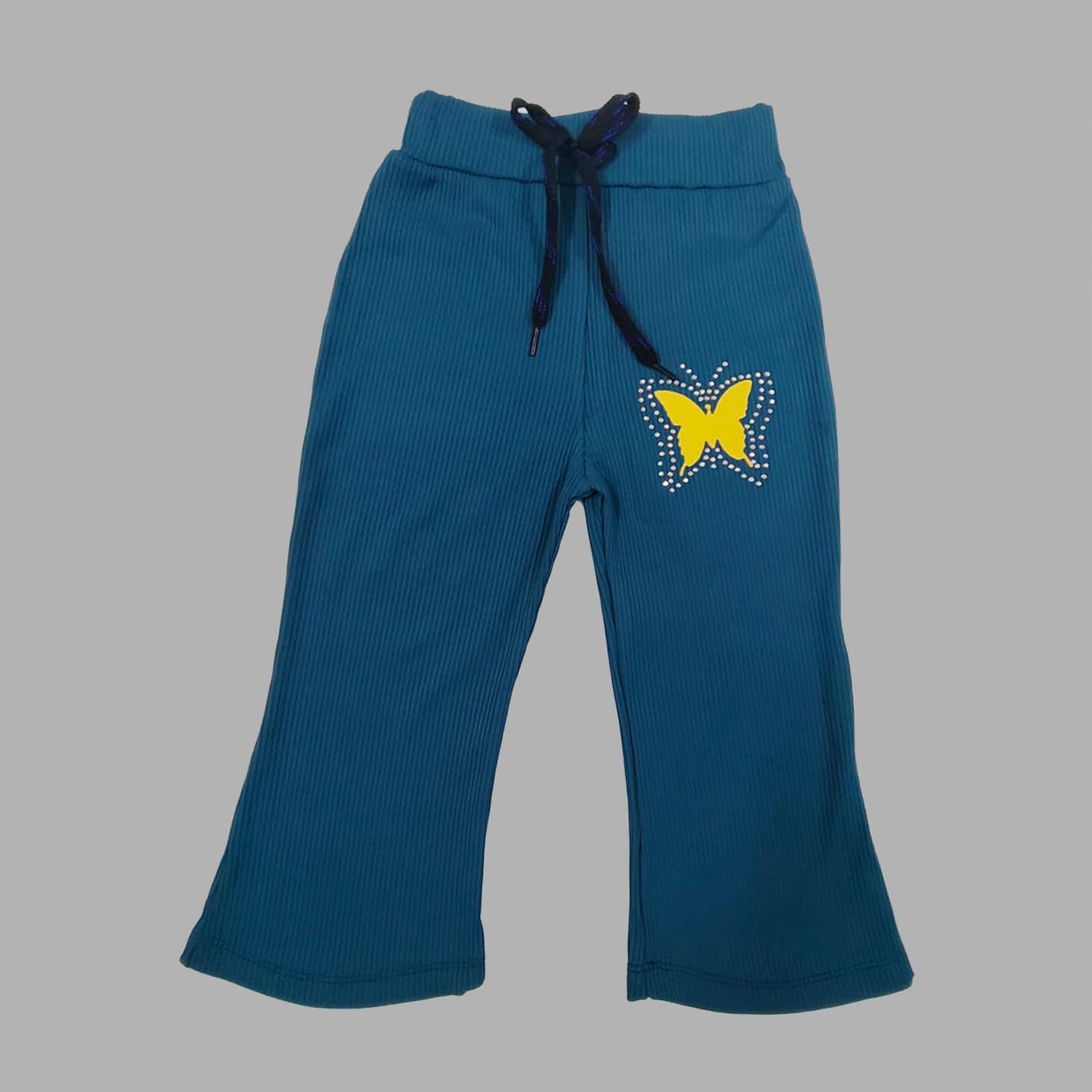     			Little funky cotton blnded regular fit flexi waistband casual pants for Kids Girls ( 2 Years to 8 Years)