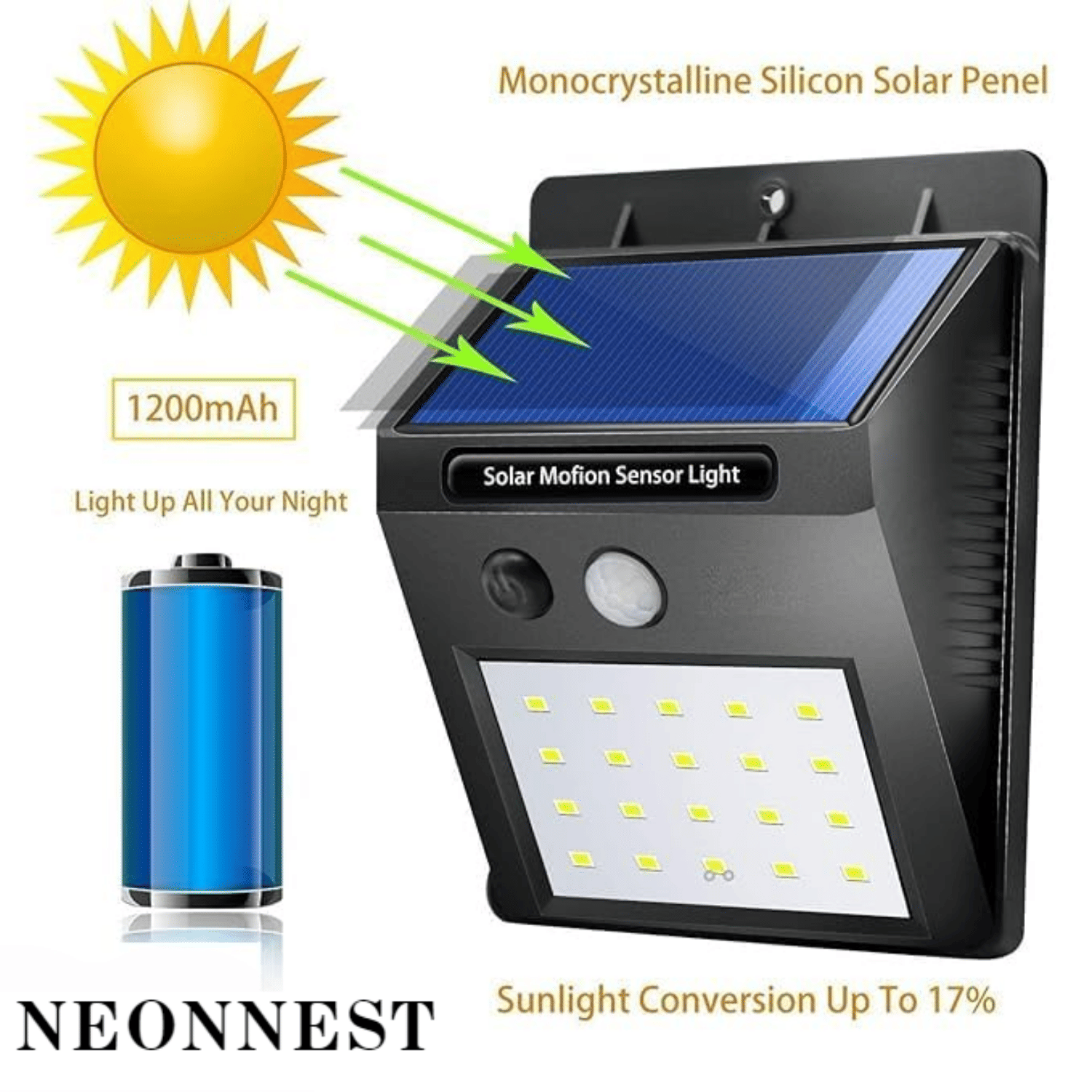 Neonnest 9W Solar Bulb ( Pack of 1 ) - Electricals | Buy online on ZillyBuy