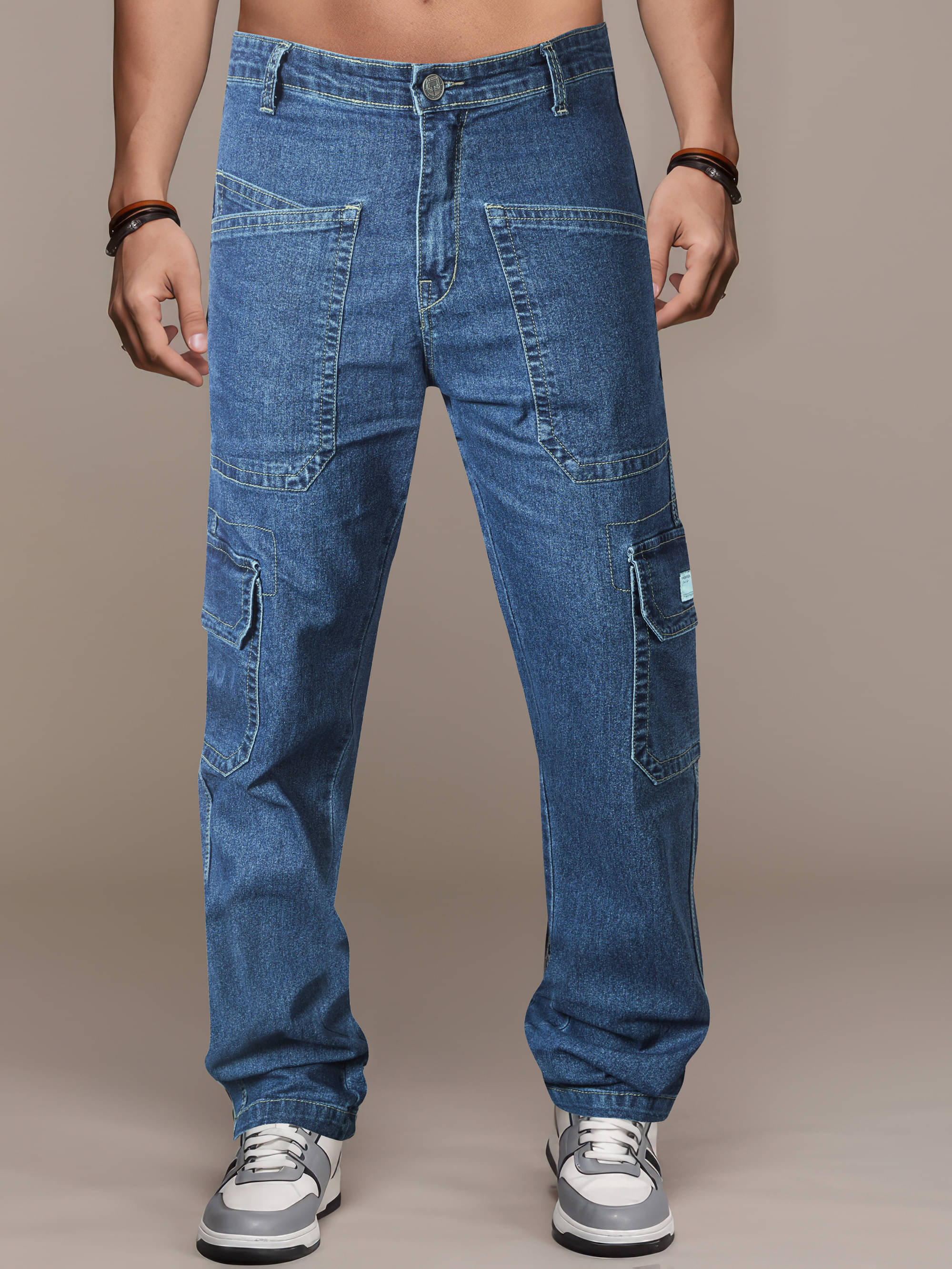 RIG BONE Relaxed Basic Men's Jeans - Navy Blue ( Pack of 1 ) RIG BONE Relaxed Basic Men's Jeans - Navy Blue ( Pack of 1 )