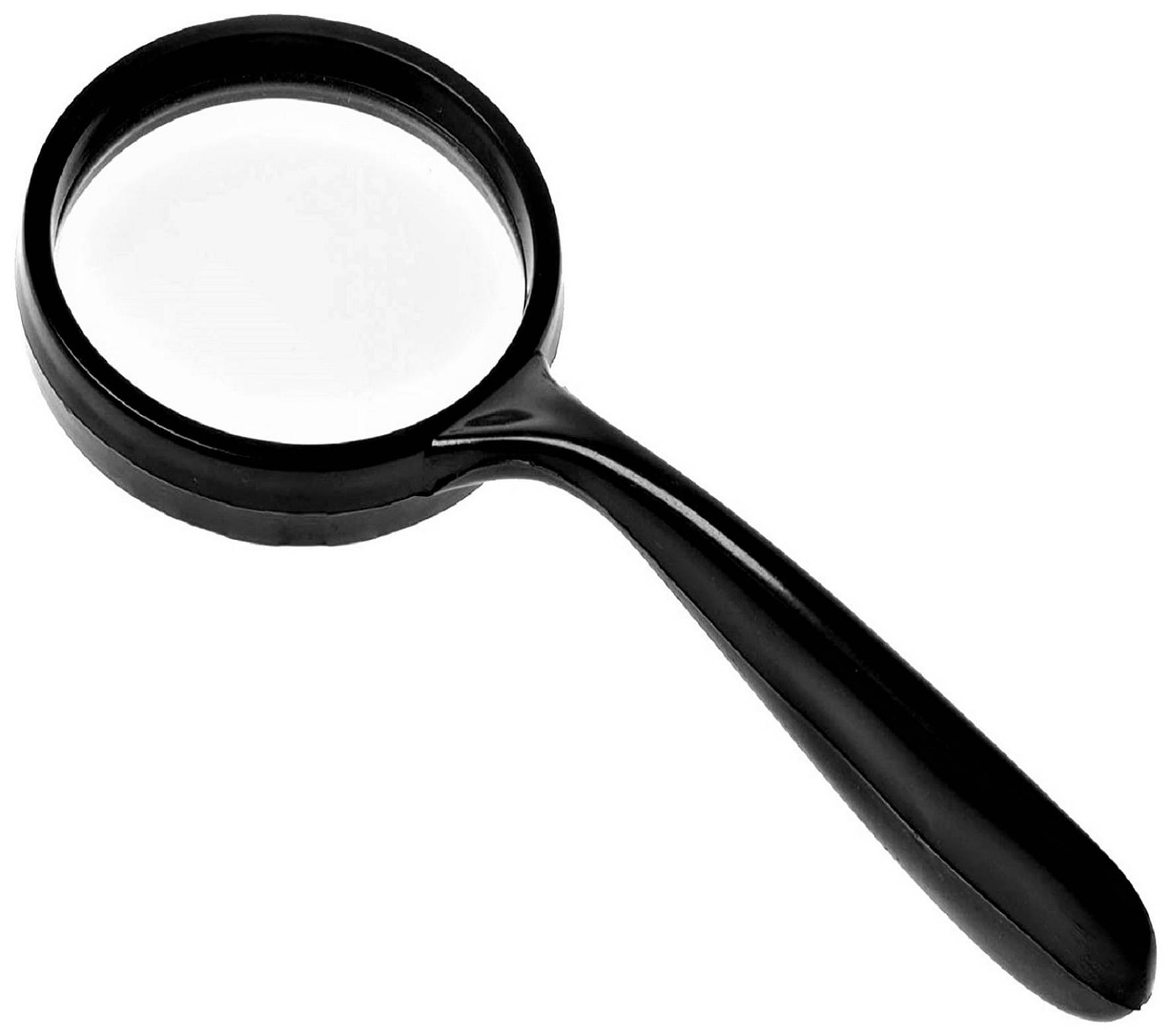     			SAVY 50 mm BLACK Magnifying Glass for Reading, Kids, Students, Artists and Viewing Small Objects Maps High Power Handheld 10x Magnifier Glass Lens