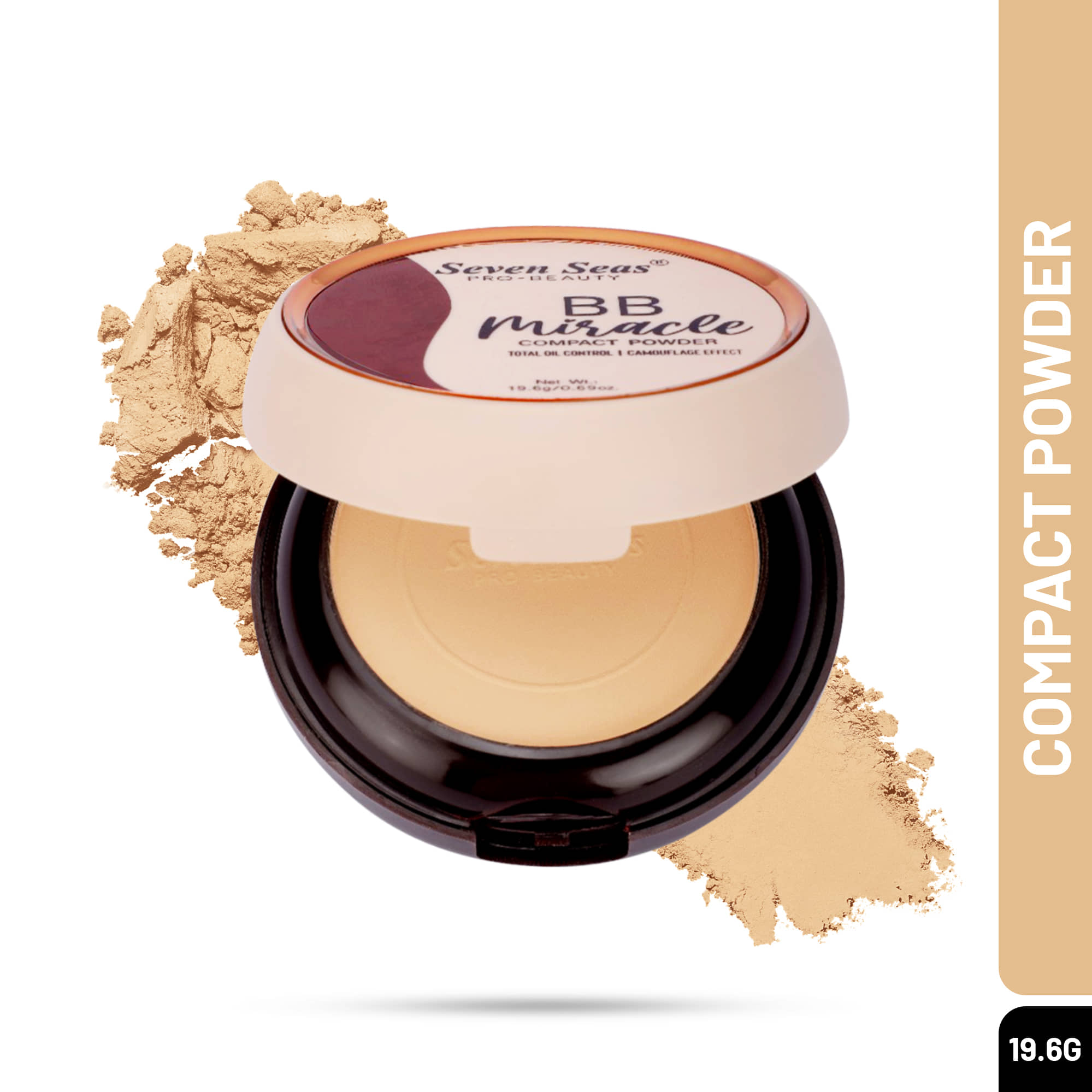 Seven Seas HD Powder Natural Ivory SPF 2 15 g