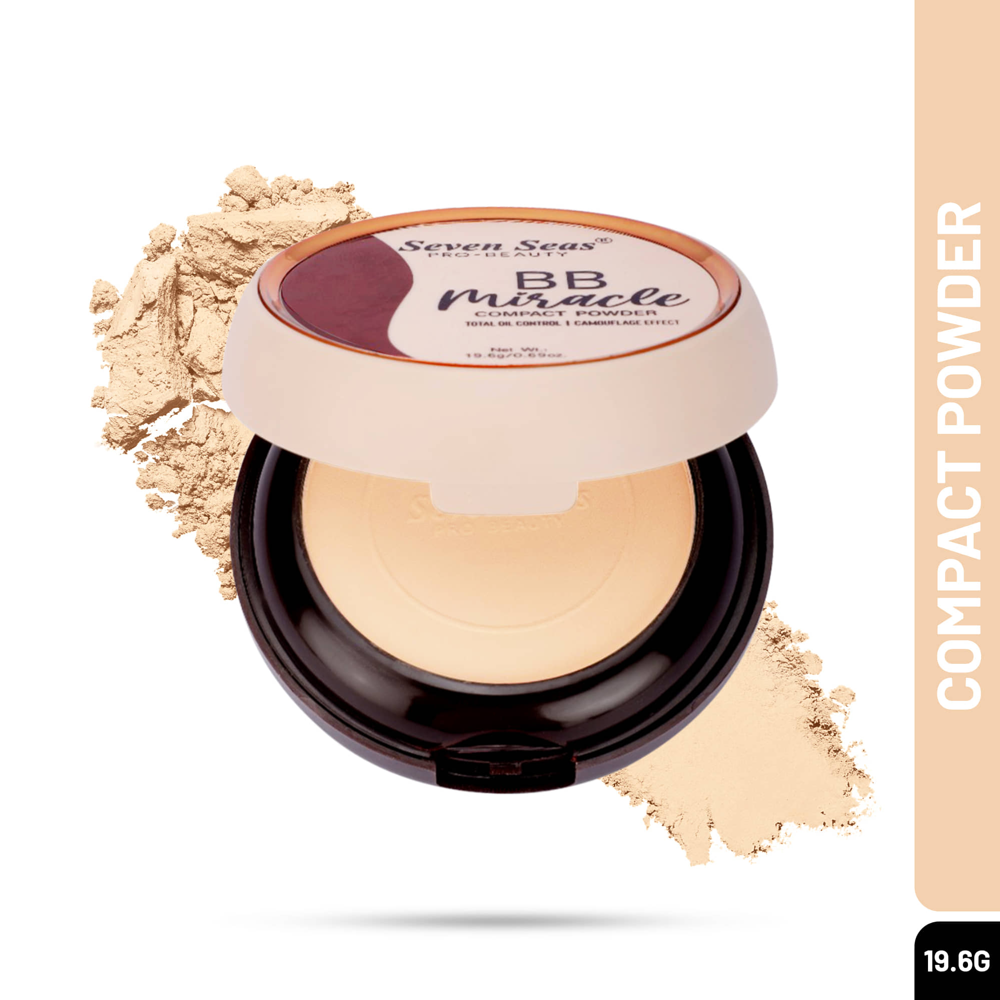 Seven Seas HD Powder Natural Ivory SPF 2 15 g