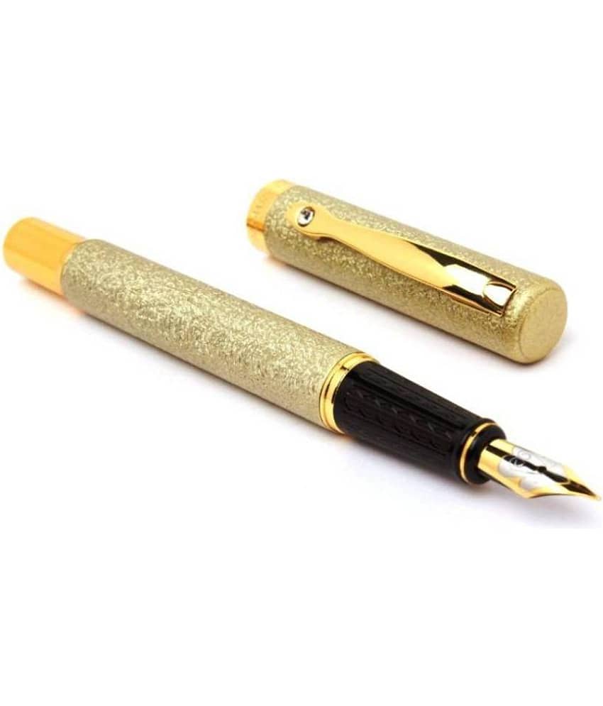 Dikawen Pen With Arrow Clip Dikawen Black Gloss Finish Golden