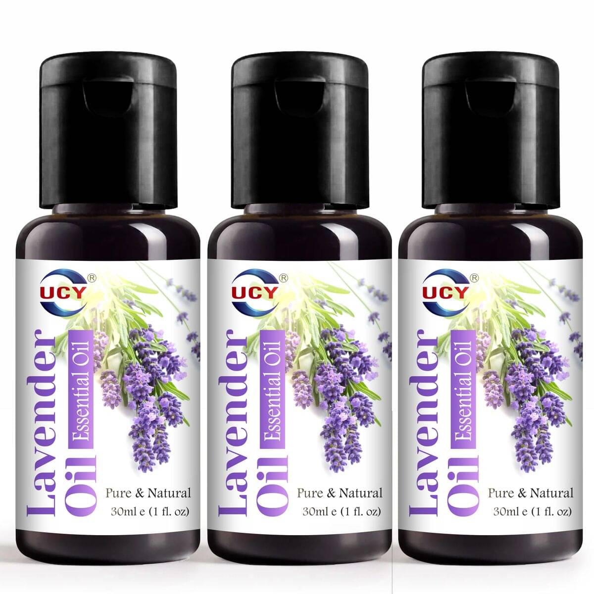     			UCY Lavender Essential Oil 90 mL ( Pack of 3 )