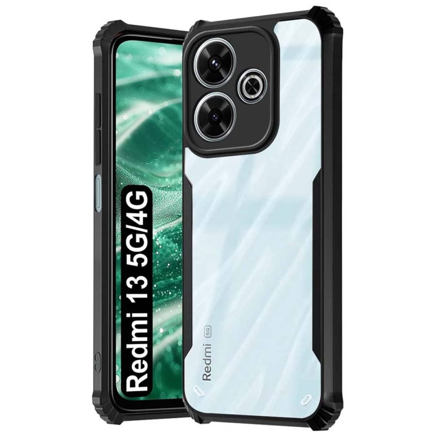 ZAMN Shock Proof Case Compatible For Polycarbonate Redmi 13 5G ( )