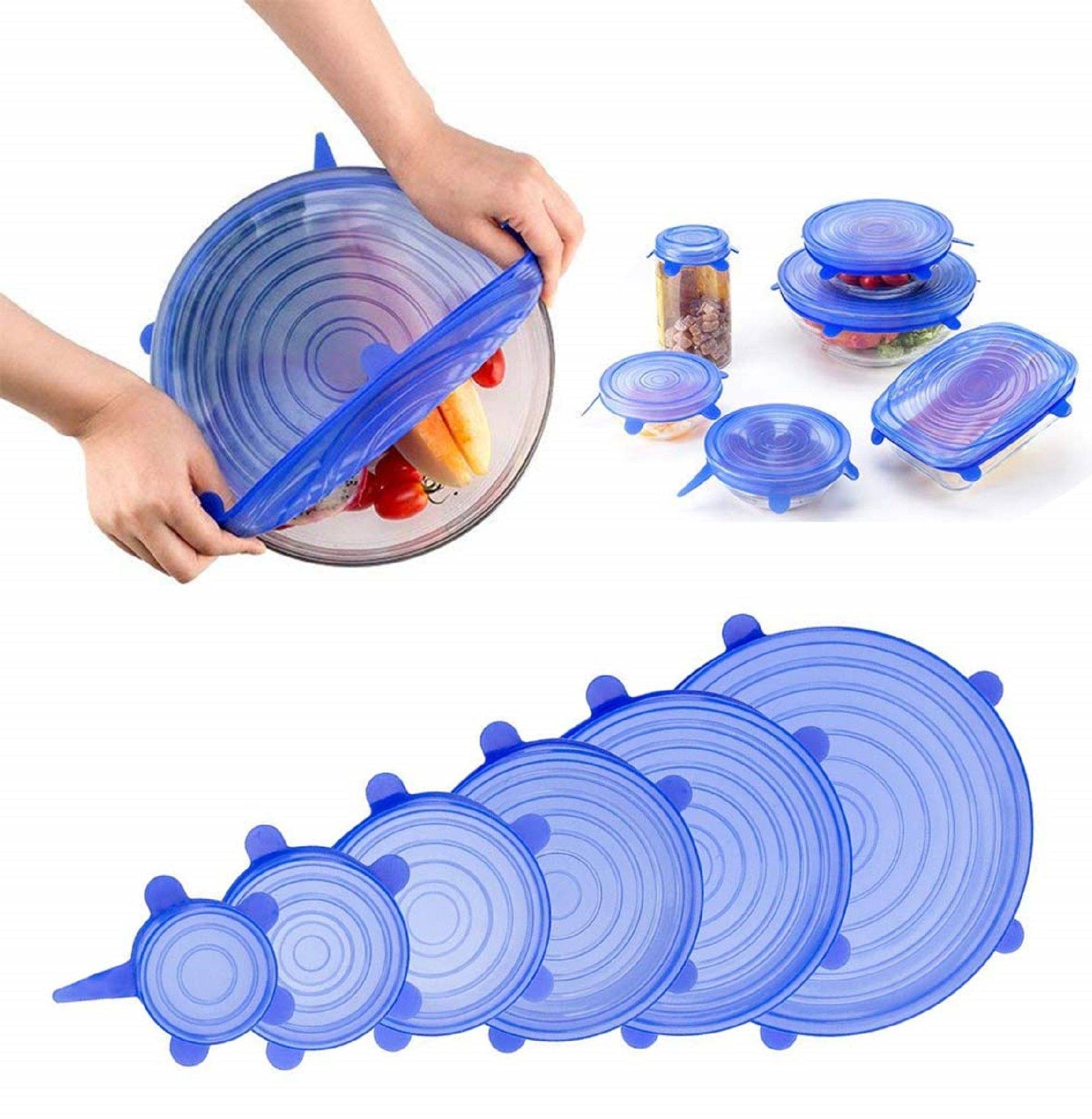     			Rangwell Silicone Sealing Lids (Pack of 6)