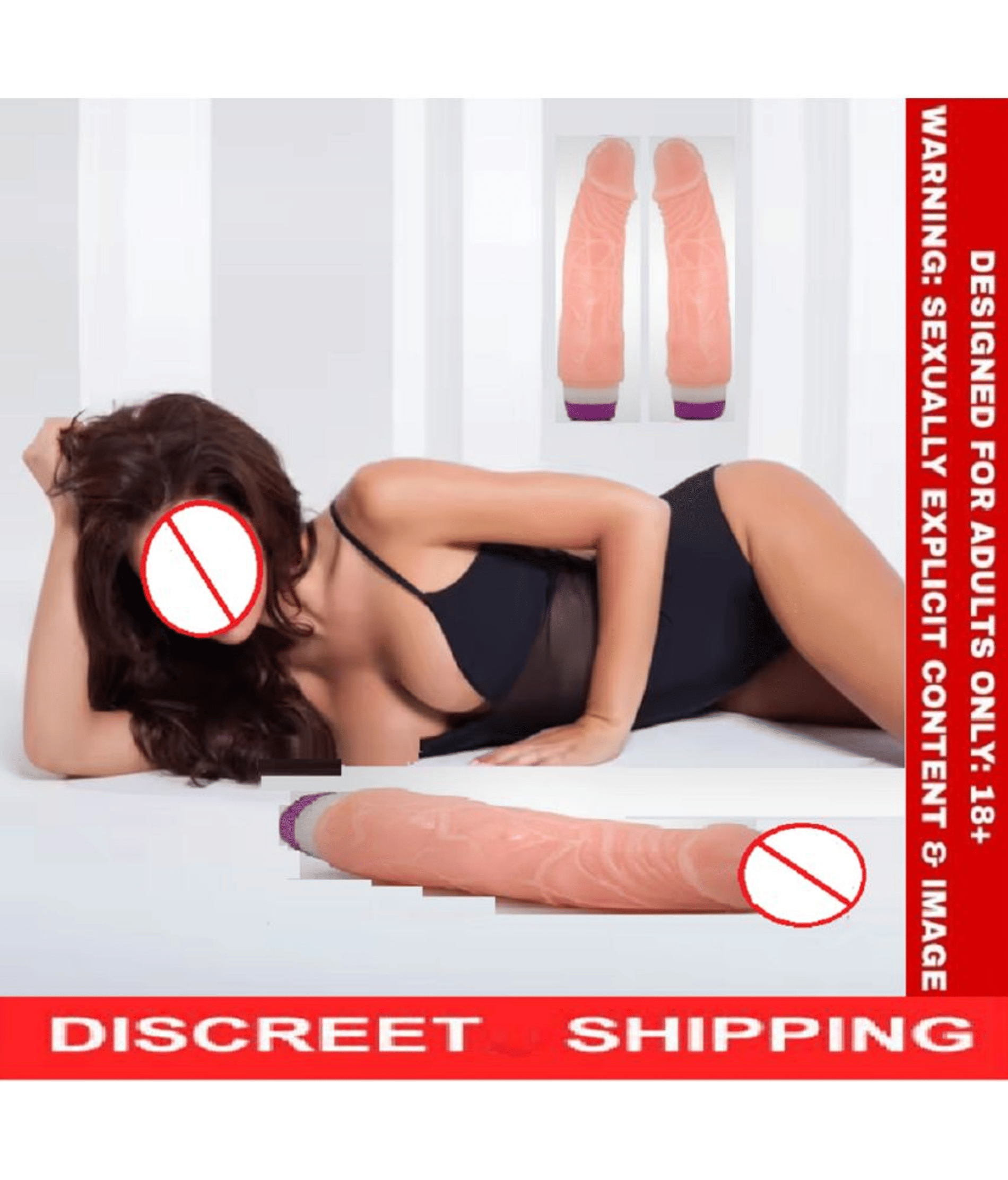 9" Long & Soft Sexy Real Felling SKIN Colored Vibrating Dildo For Sexy Girls Vagina - By CRAZYNYT