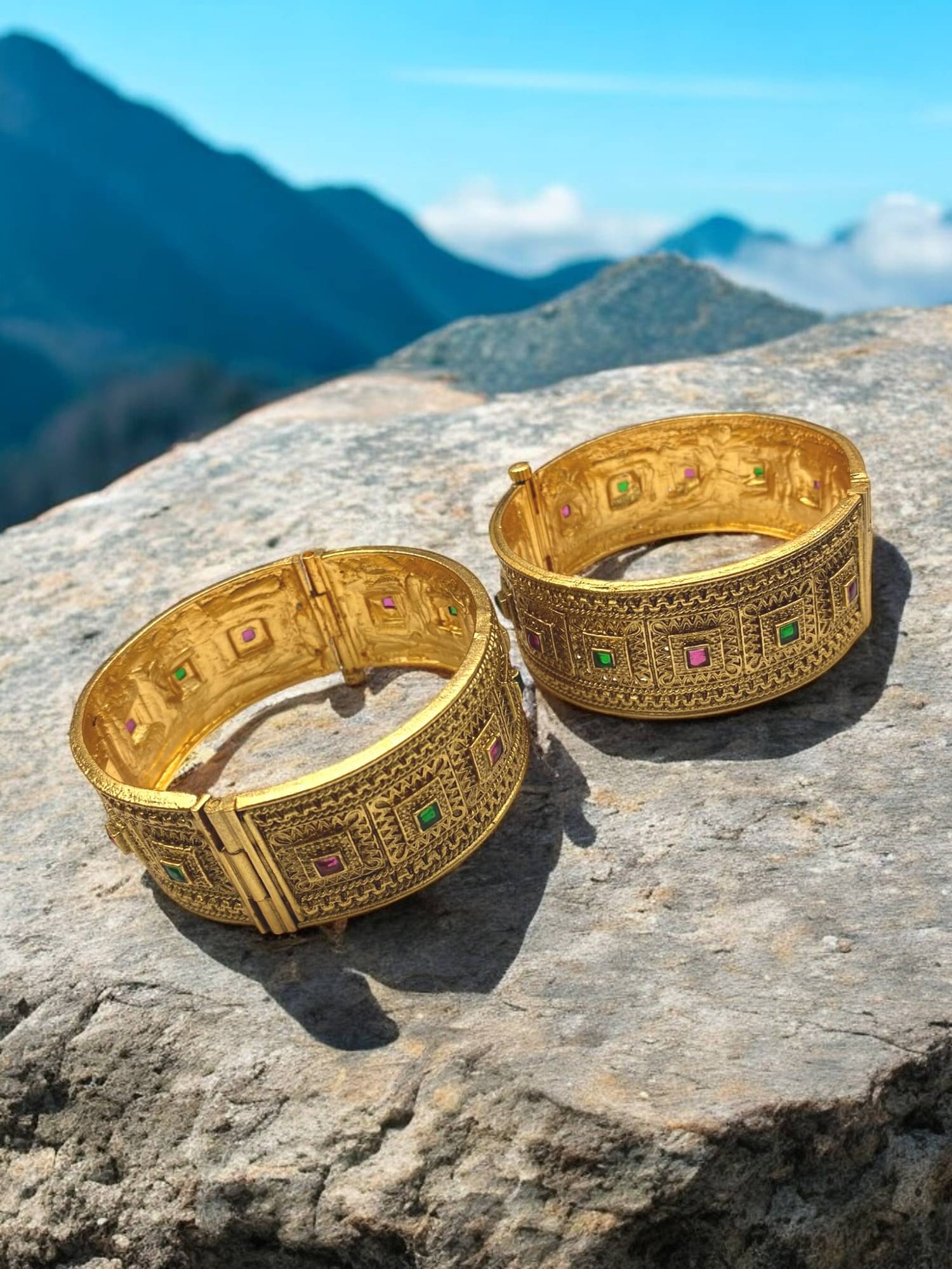     			AARTISAI Yellow Bracelet ( Pack of 2 )