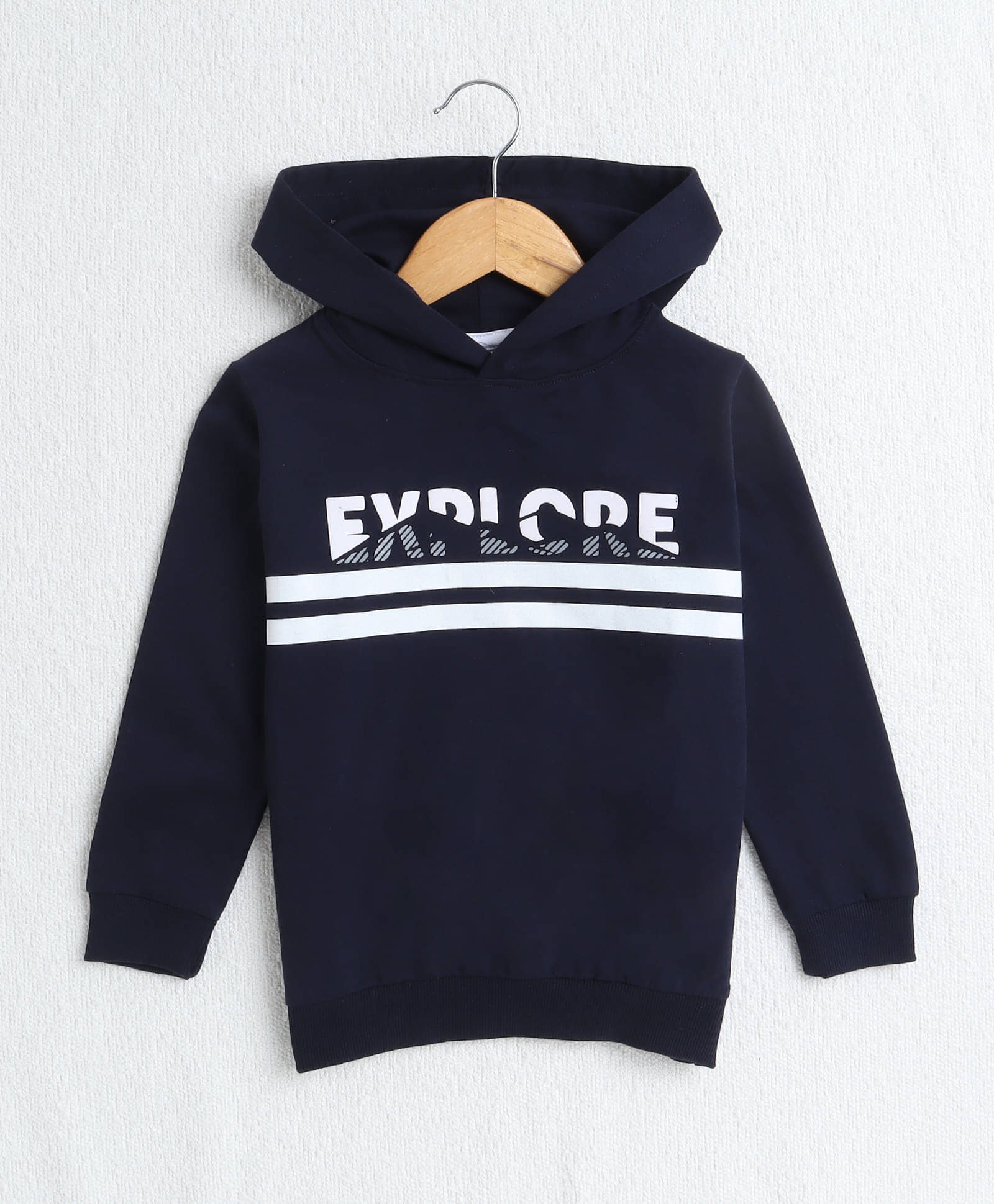 BUMZEE Pack of 1 Boys Fleece Sweatshirt ( Navy Blue ) BUMZEE Pack of 1 Boys Fleece Sweatshirt ( Navy Blue )