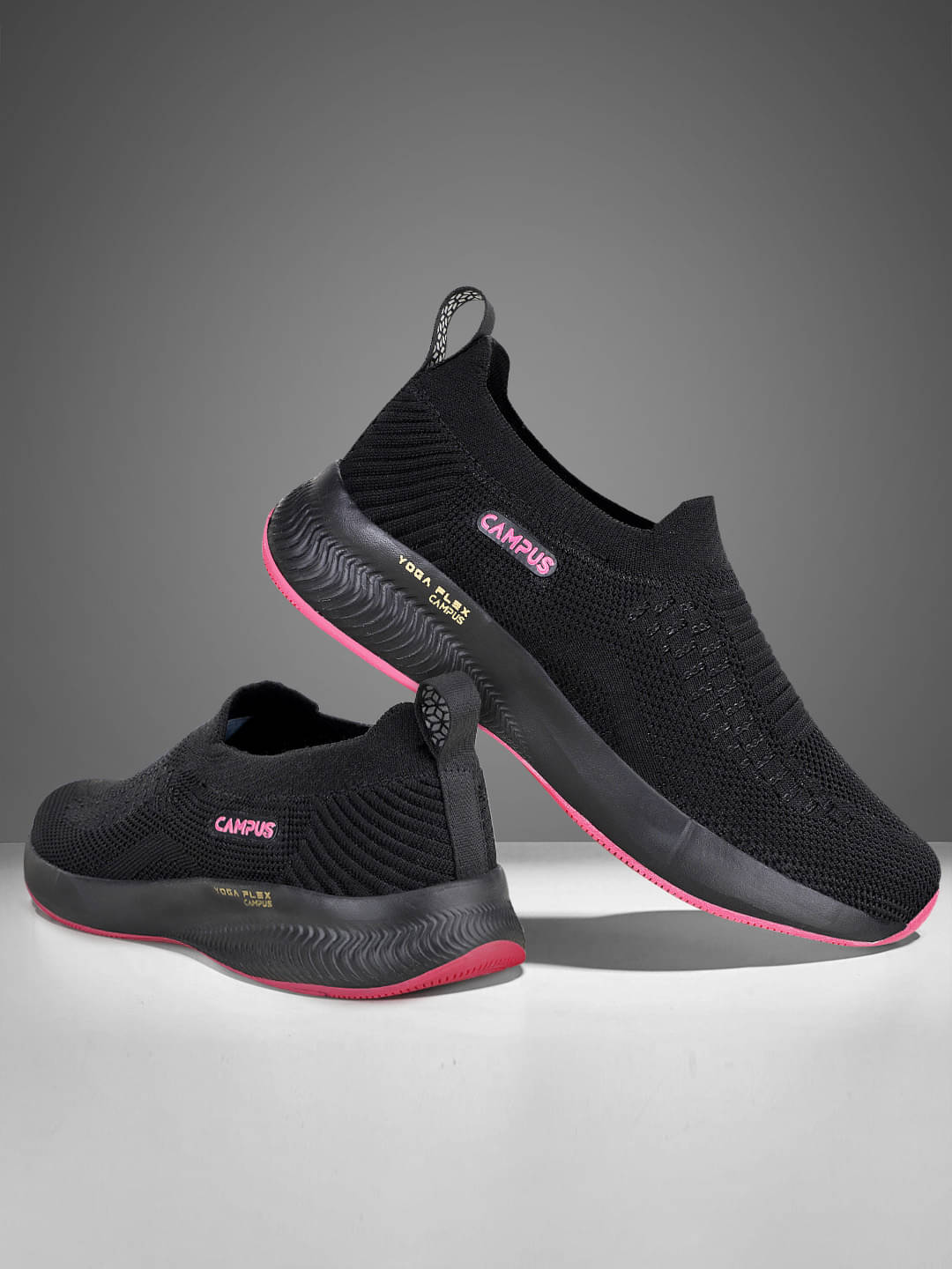     			Campus Black Women's Slip On