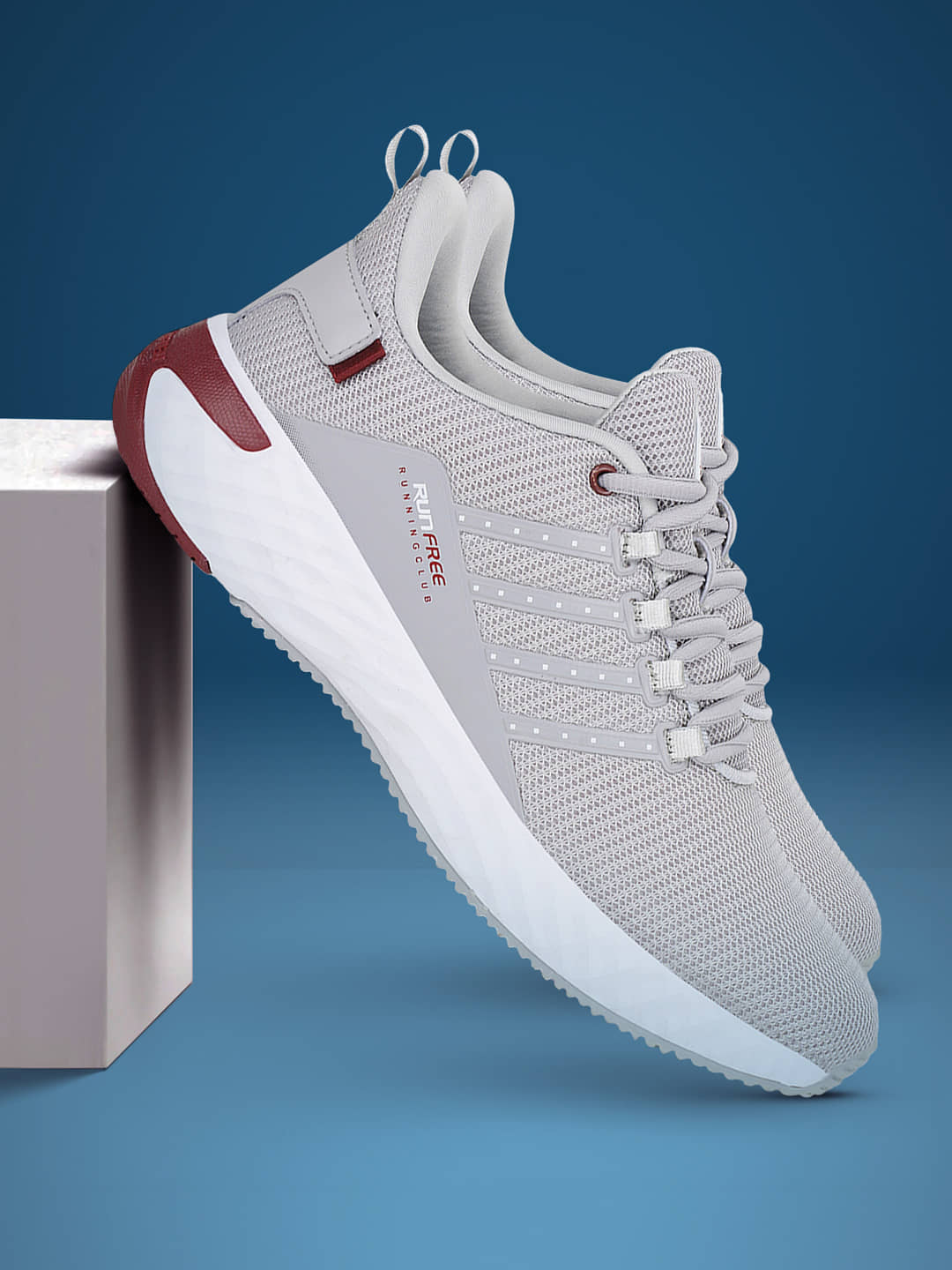 Campus OSLO PRO Gray Men's Sports Running Shoes - Sports Shoes | Buy online on ZillyBuy