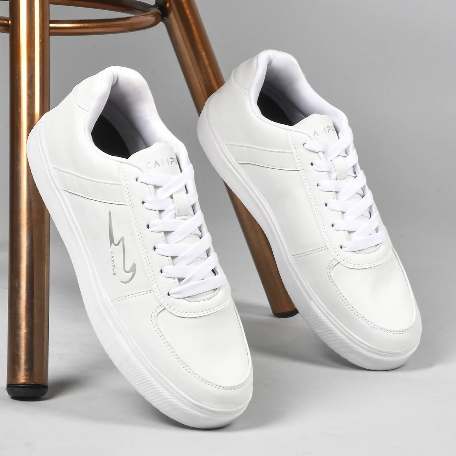     			Campus White Women's Sneakers