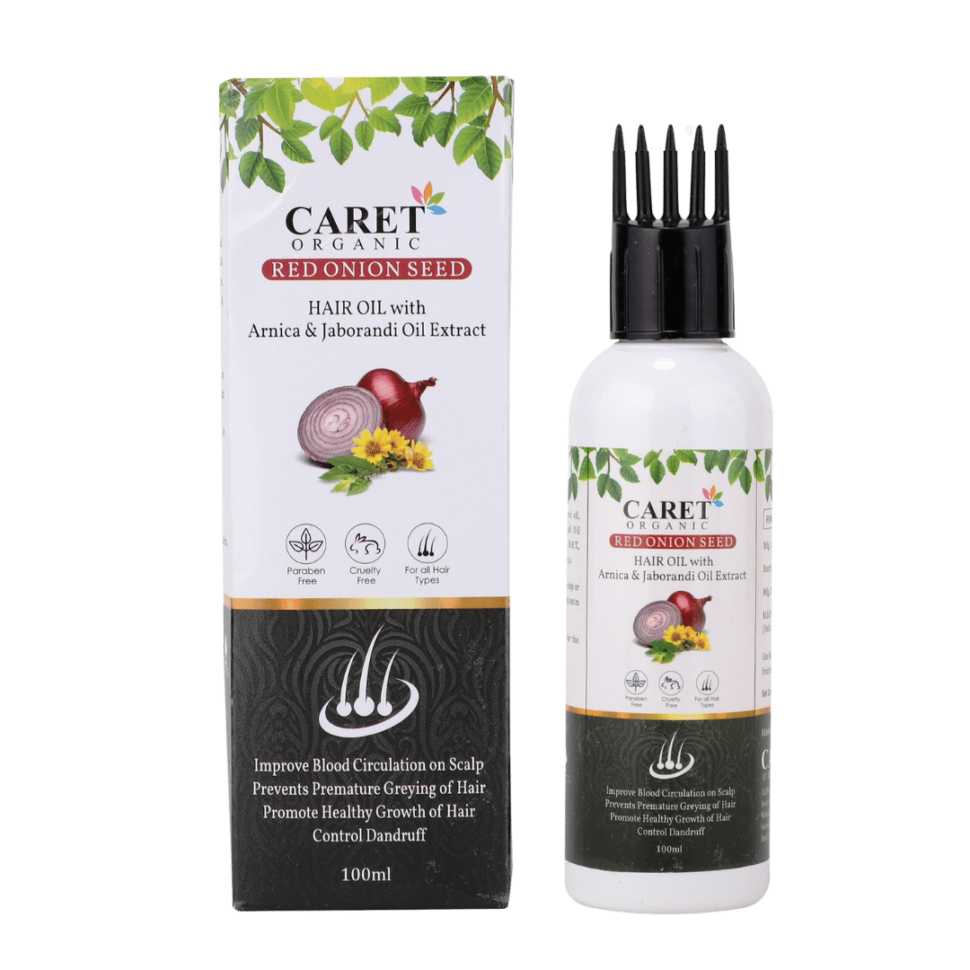     			Caret Organic Stress Relief Onion Oil 100 ml ( Pack of 1 )