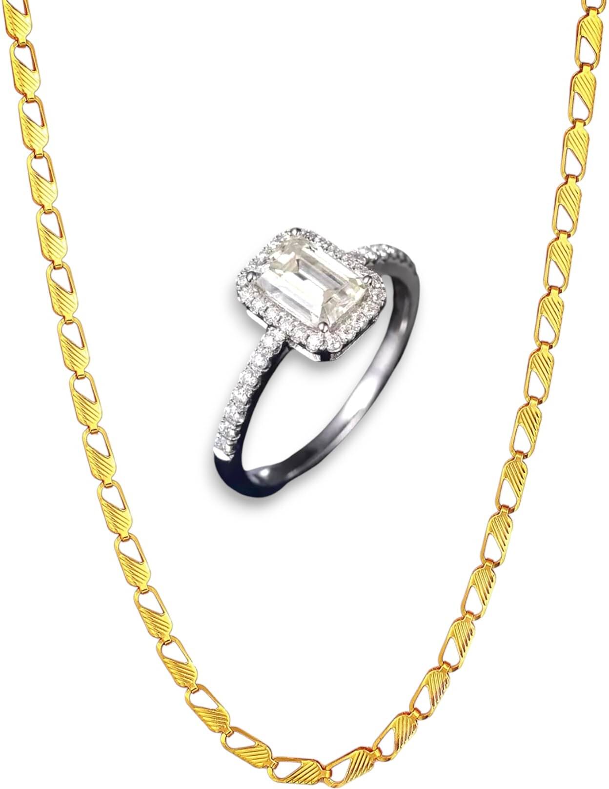 Charms Gold Plated Chain ( Set of 2 ) Charms Gold Plated Chain ( Set of 2 )