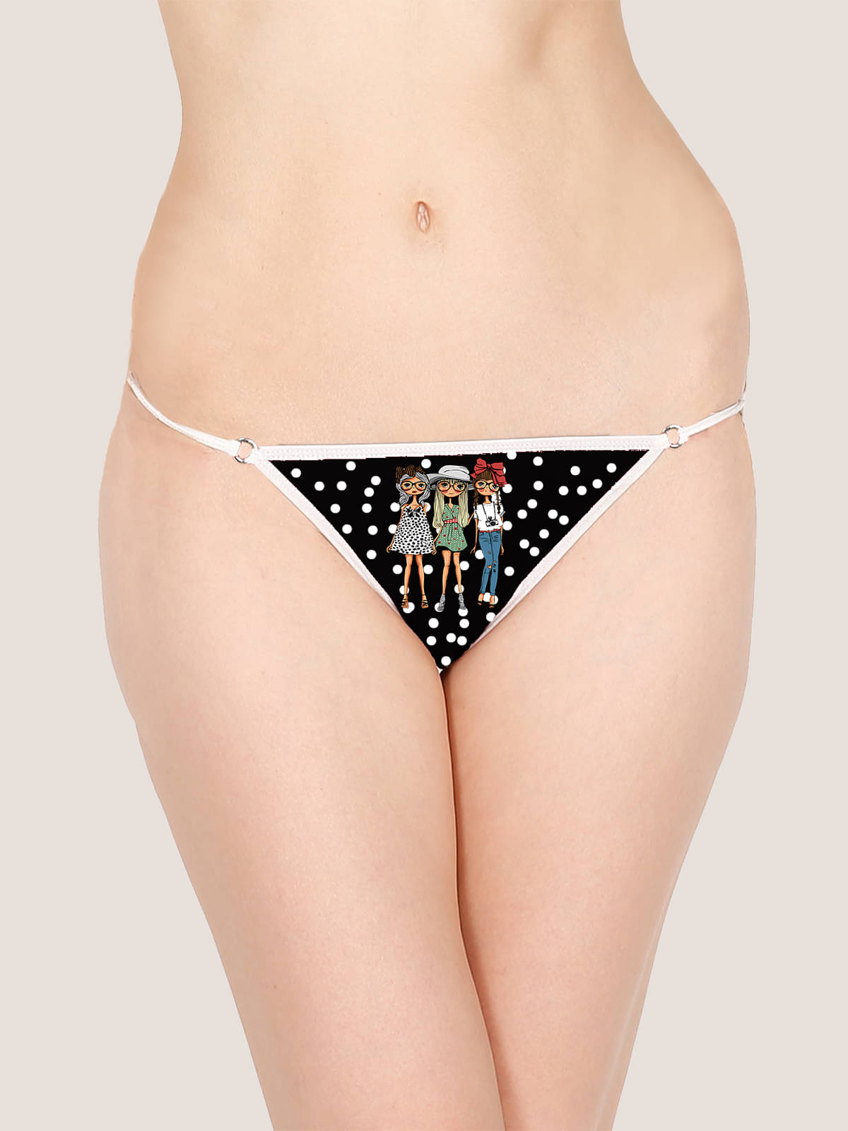 Finian Pack of 1 Poly Cotton Printed Women's G-Strings ( Multi Color ) Finian Pack of 1 Poly Cotton Printed Women's G-Strings ( Multi Color )