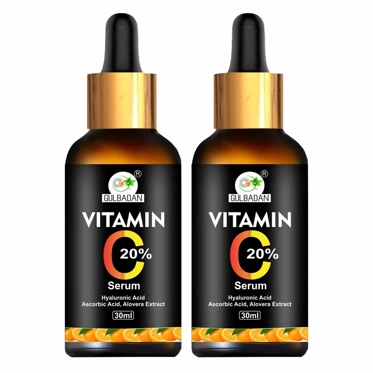 GULBADAN Face Serum Vitamin C Daily Care For Combination Skin ( Pack of 2 )