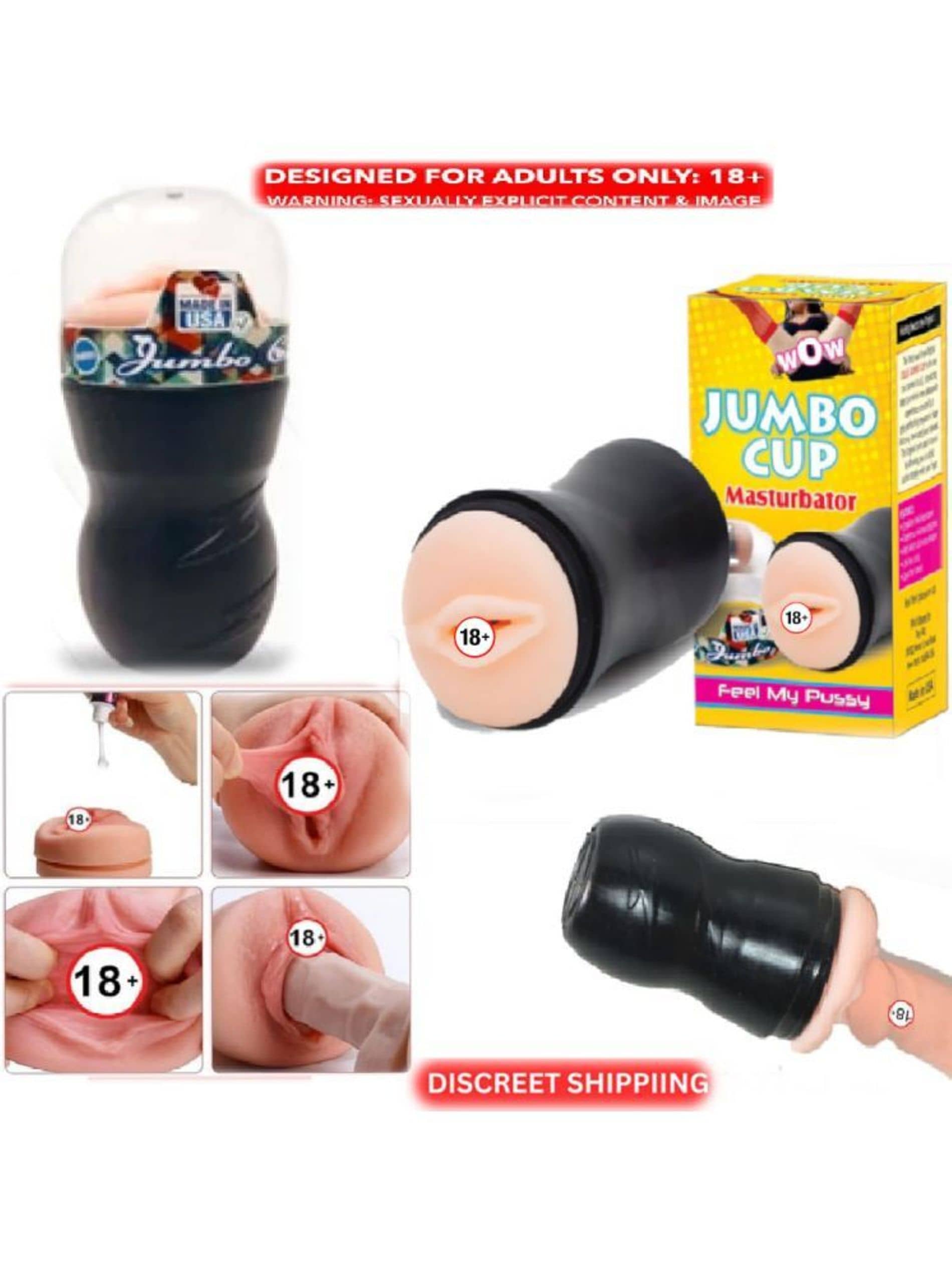 Jumbo Cup Pussy Male Masturbator Easily Take in Hand or Enjoy Sex Time BY-SEX TANTRA