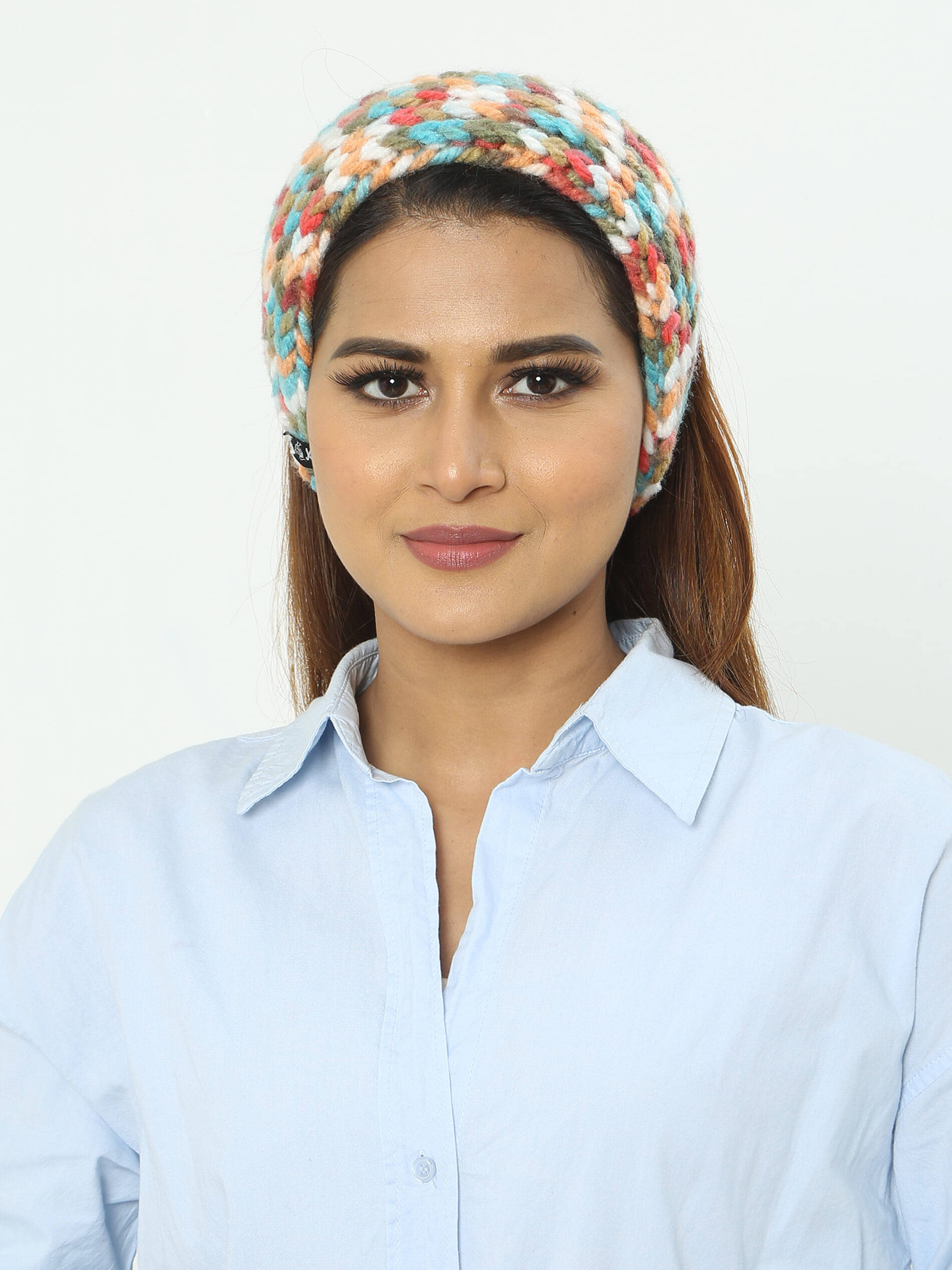KC Store Multicolor Woollen Women's Headwrap ( Pack of 1 )     			KC Store Multicolor Woollen Women's Headwrap ( Pack of 1 )