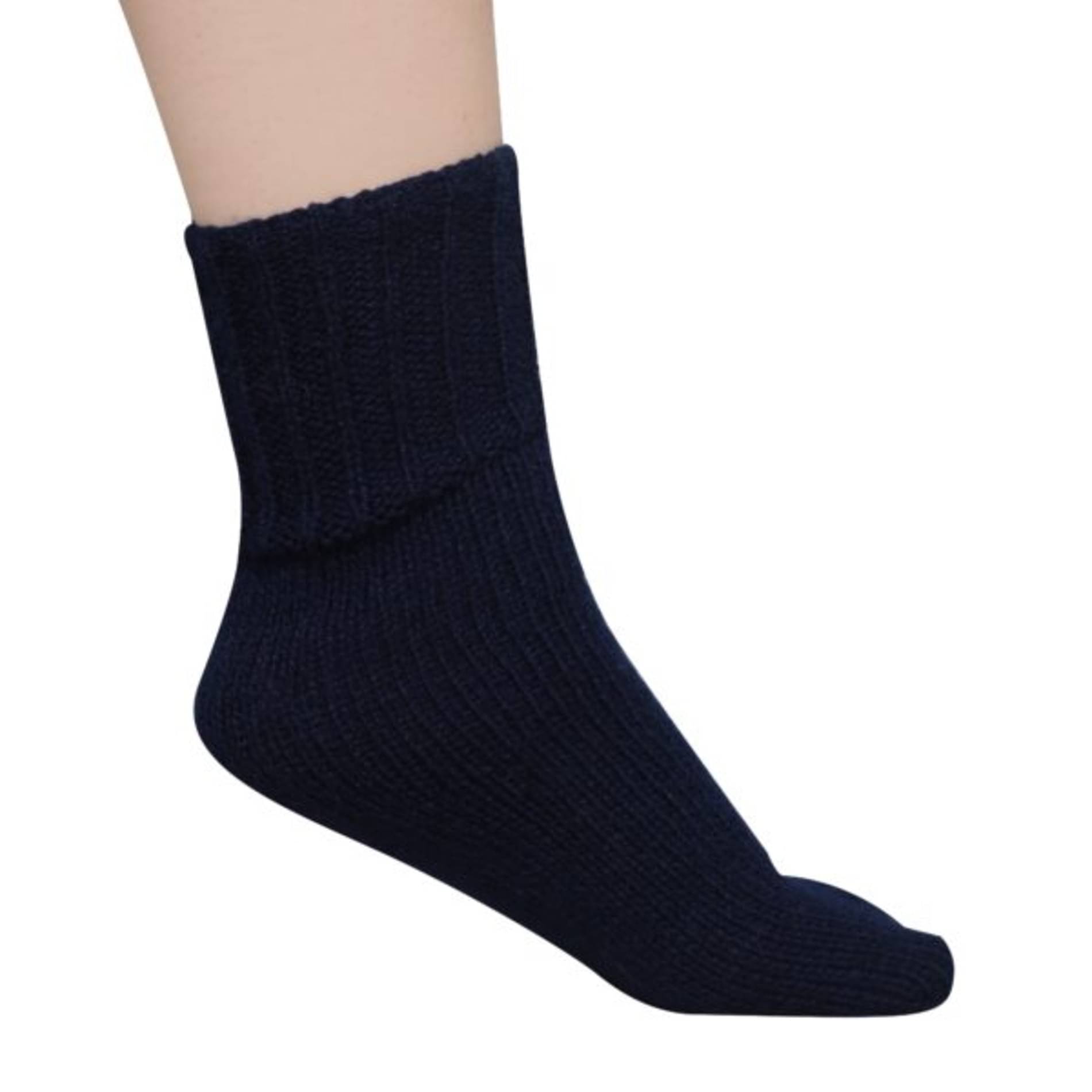 KC Store Pack of 1 Woollen Women's Self Design Mid Length Socks ( Navy ) KC Store Pack of 1 Woollen Women's Self Design Mid Length Socks ( Navy )