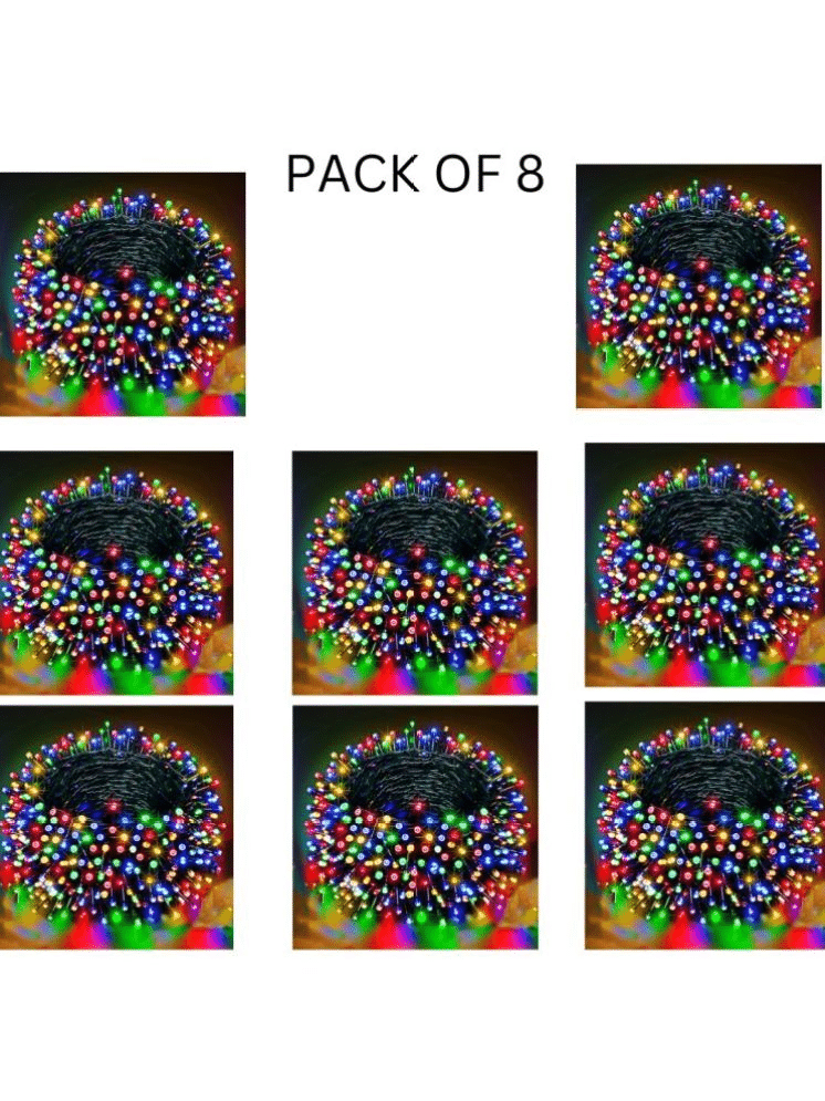     			Kadio Multicolor 40M String Light ( Pack of 8 )
