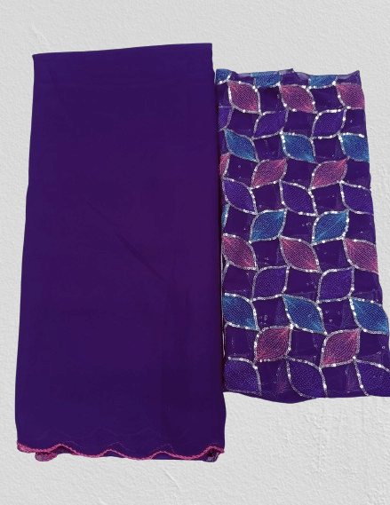 Kalpana Creation Georgette Solid Saree With Unstitched Blouse Piece ( Multicolor ) Kalpana Creation Georgette Solid Saree With Unstitched Blouse Piece ( Multicolor )