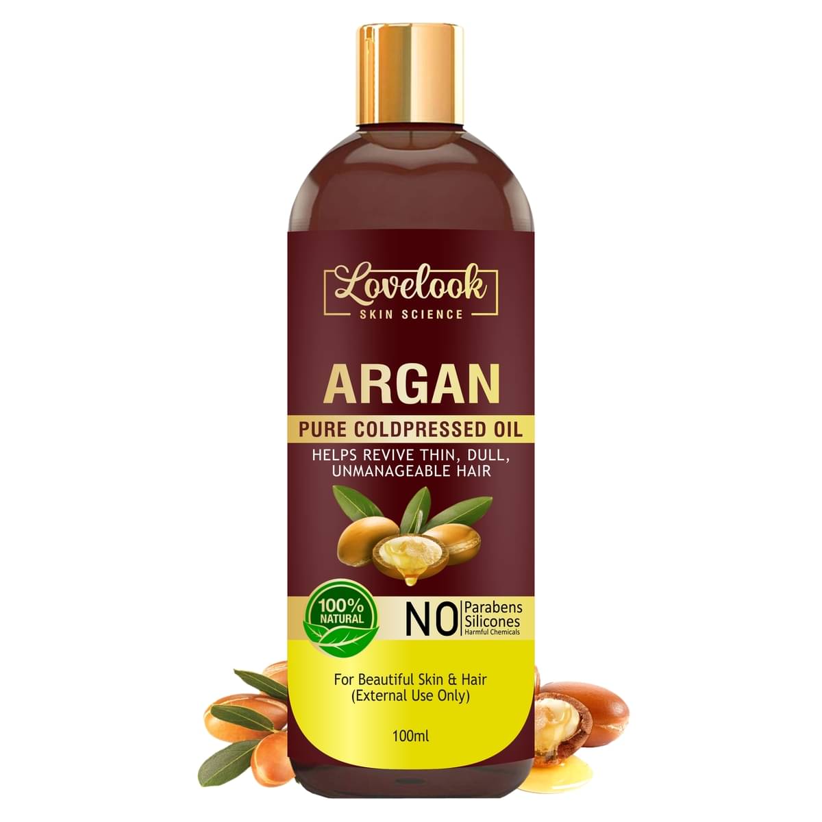     			Lovelook Frizz Control Argan Oil 100 ml ( Pack of 1 )