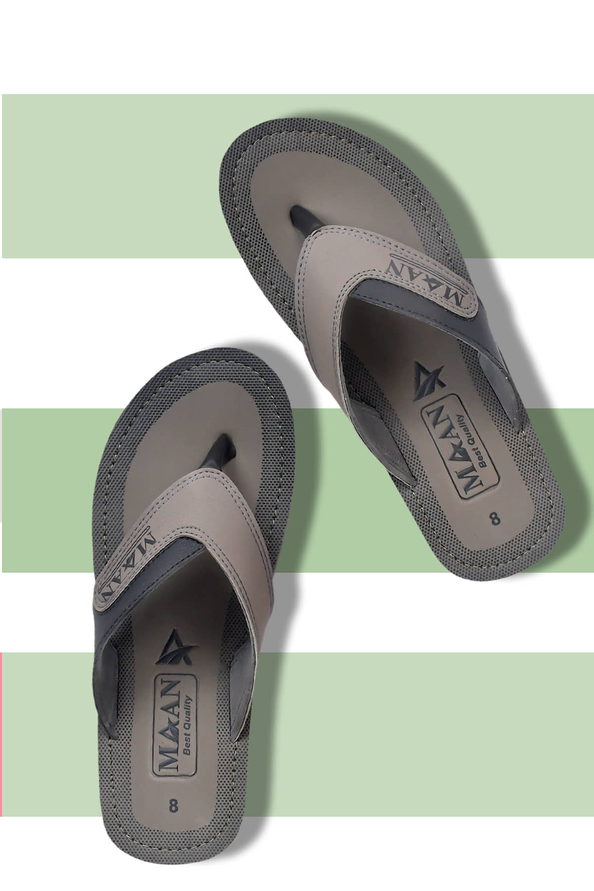 MAAN Mint Green Men's Thong Flip Flop