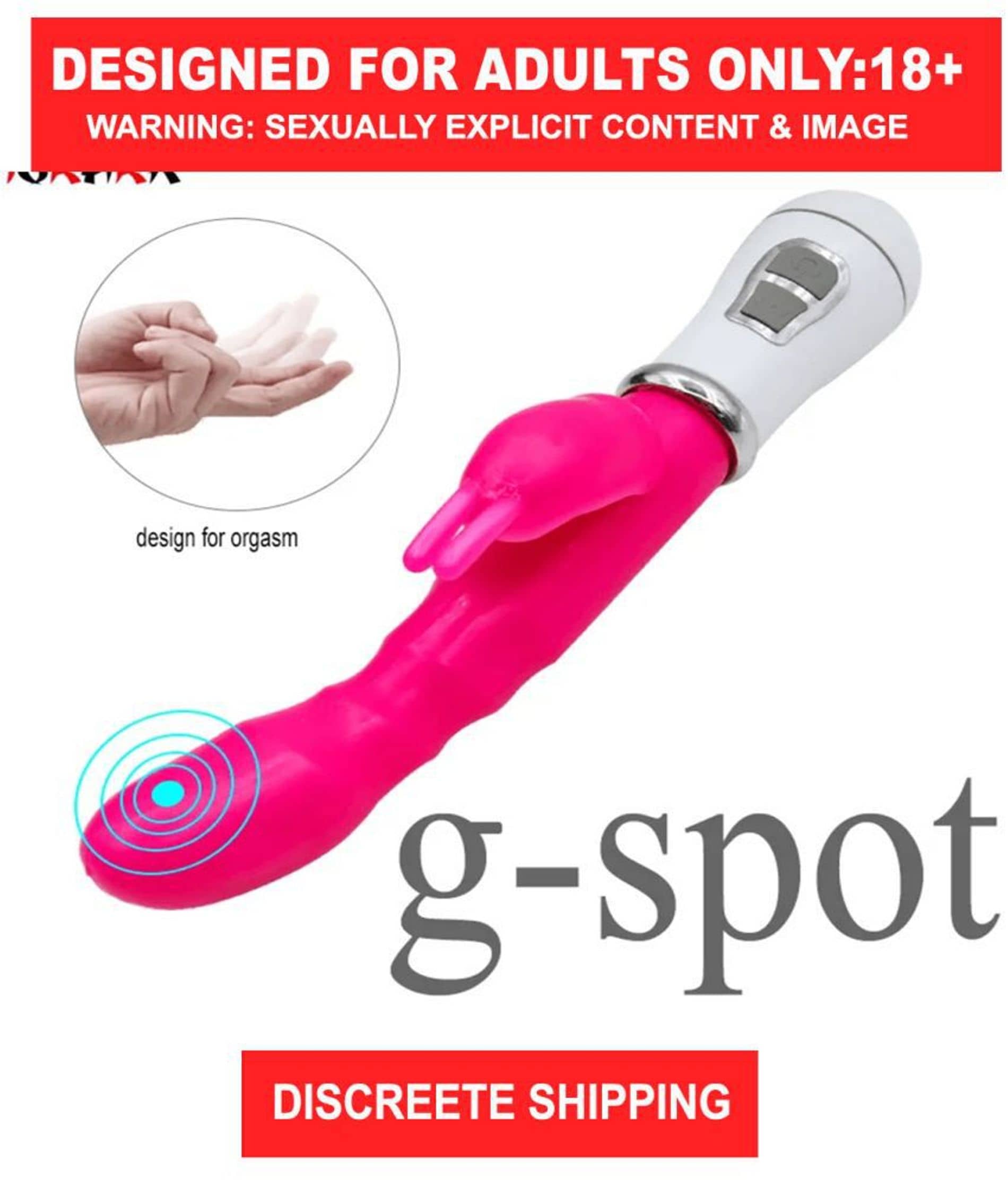 Premium silicone G Spot Penis Shape Vibrating Mini Rabbit Vibrator By SEX TANTRA