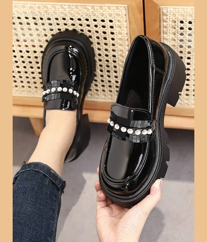 Shoetopia - Black Girl's Loafers ( 1 Pair ) - Casual Shoes | Buy online on ZillyBuy