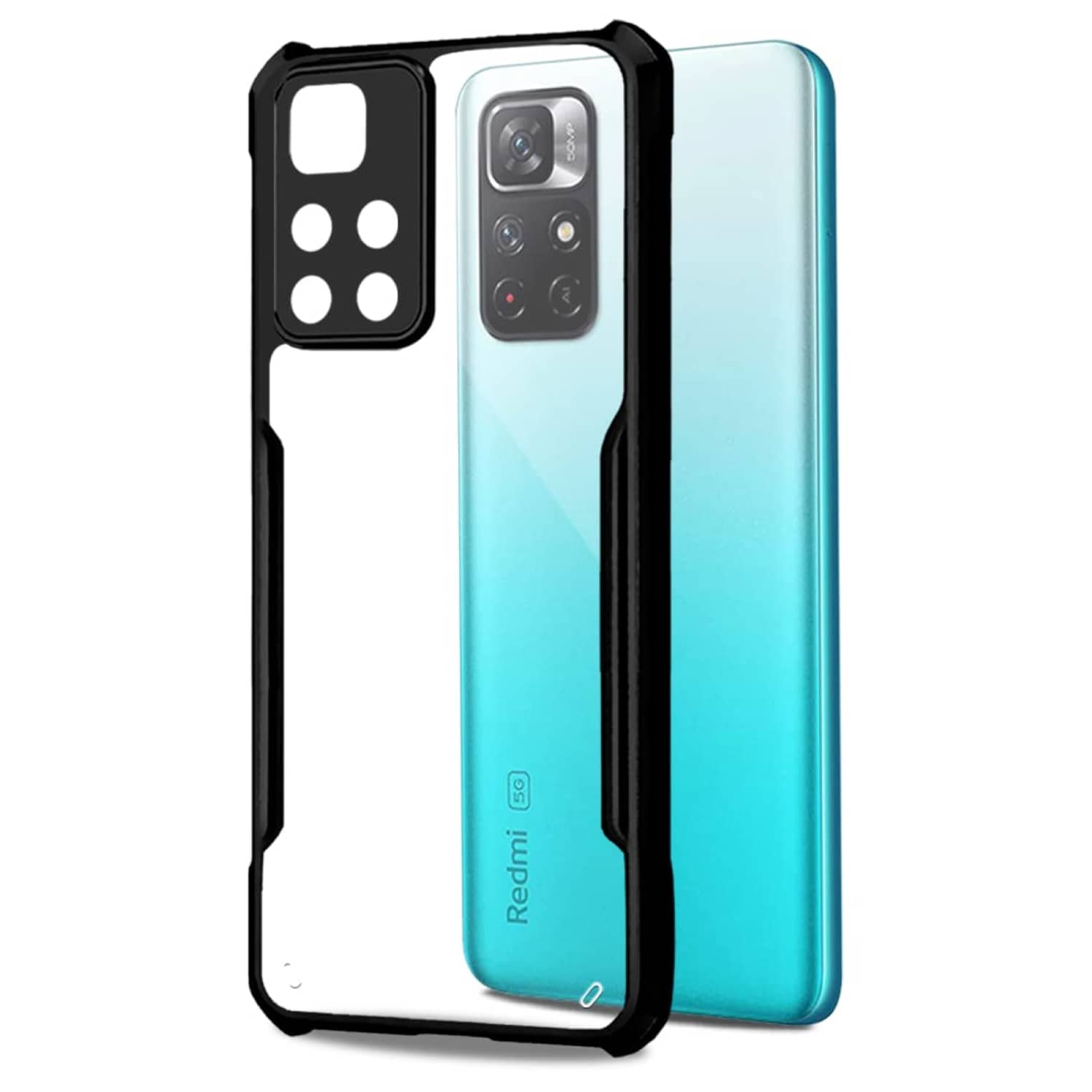 ZAMN Shock Proof Case Compatible For Polycarbonate Poco M4 Pro 5G ( )