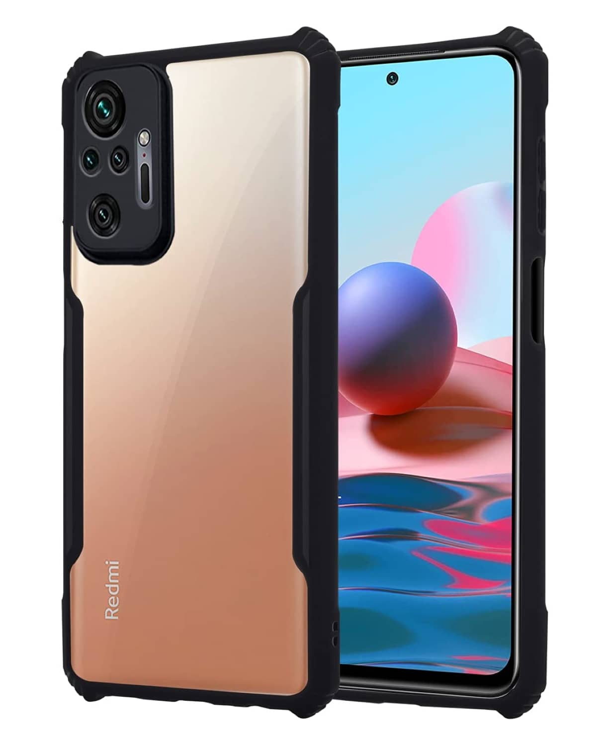 ZAMN Shock Proof Case Compatible For Polycarbonate Redmi Note 10 Pro ( )