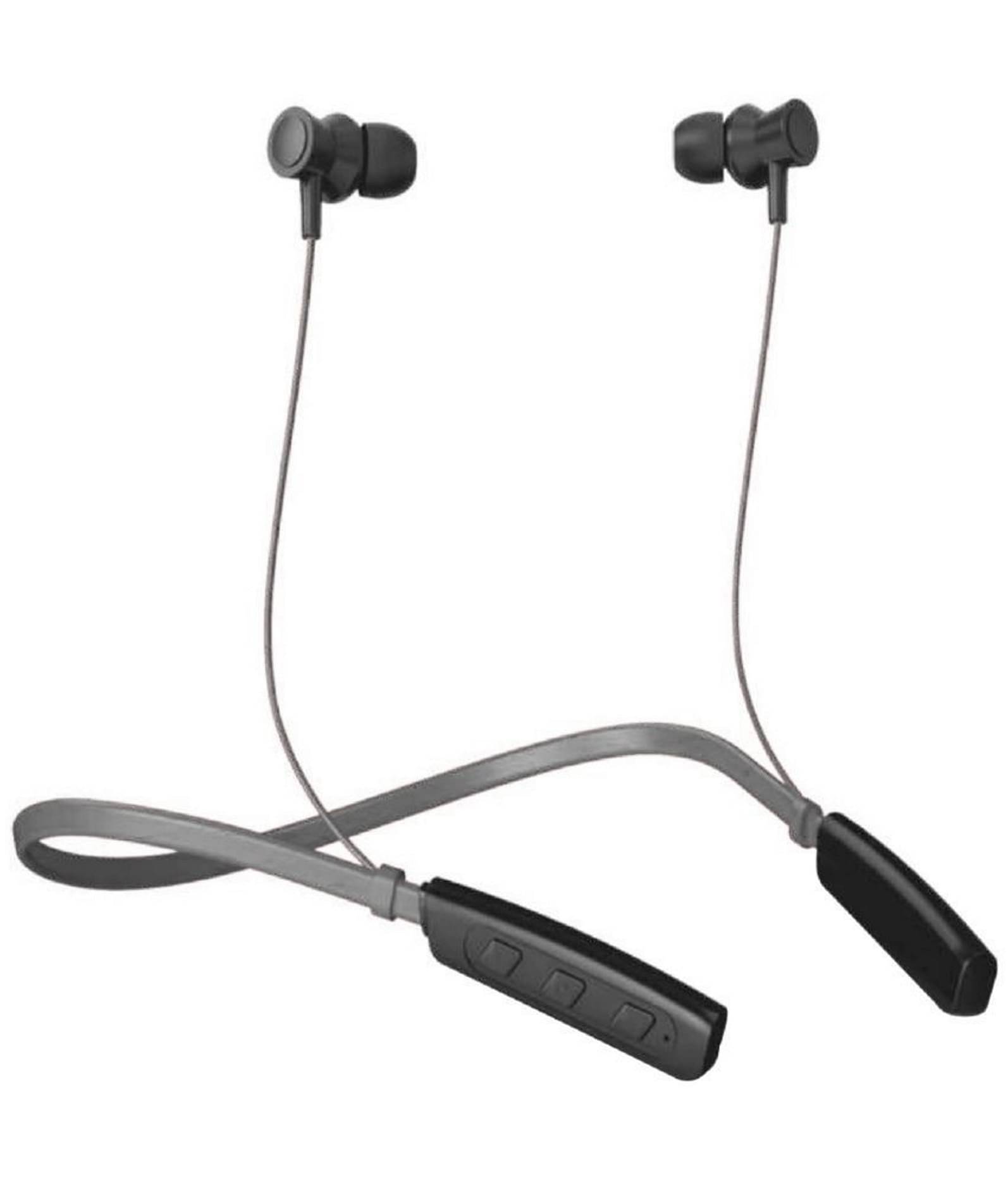     			ZIOX Clip on Bluetooth Headset with Upto 15h Talktime Sweat Proof - Grey