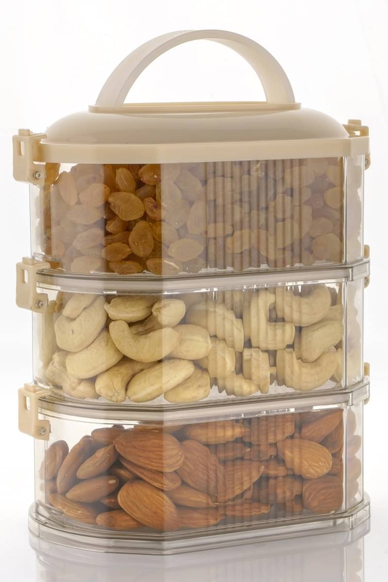 analog kichenware Veg./DryFruit/Masala PET Multicolor Multi-Purpose Container ( Set of 1 ) analog kichenware Veg./DryFruit/Masala PET Multicolor Multi-Purpose Container ( Set of 1 )