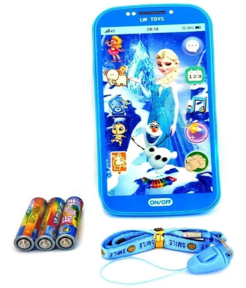     			ANSHUB My Talking First Learning Kids Mobile Smartphone with Touch Screen and Multiple Sound Effects, Along with Neck Holder for Boys & Girls