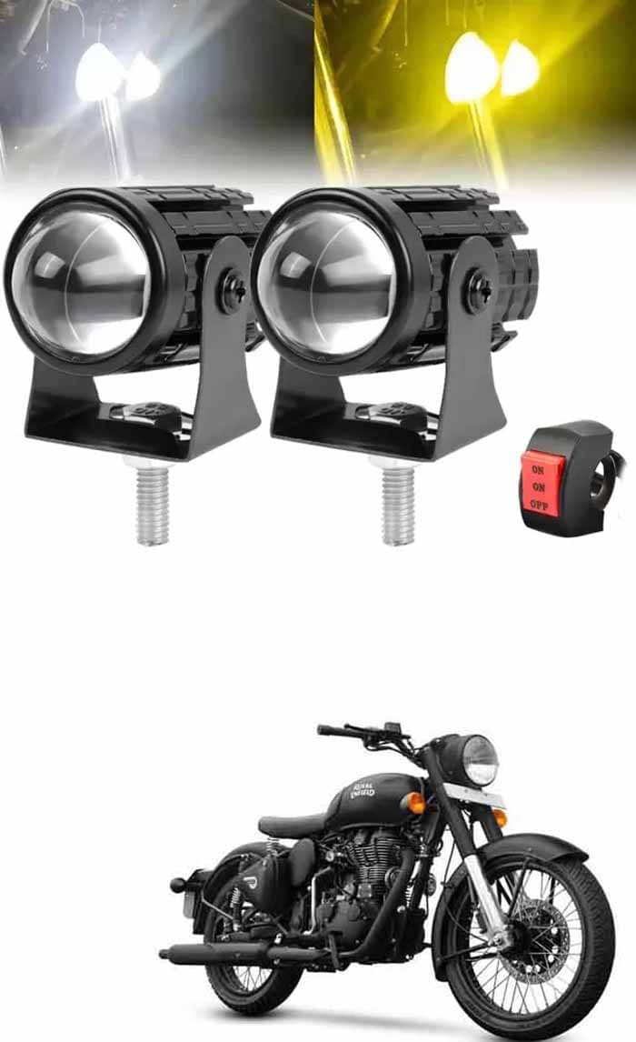 Genric Fog Light For Royal Enfield ( Pack of 2 ) Genric Fog Light For Royal Enfield ( Pack of 2 )
