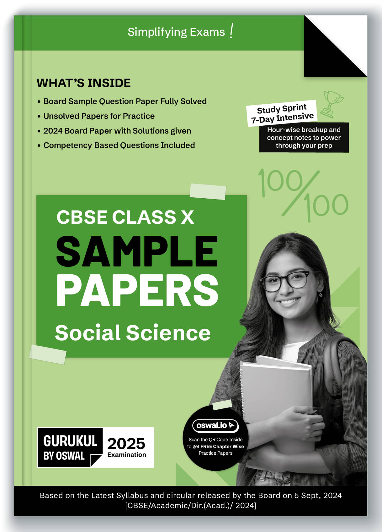 Gurukul By Oswal Social Science Sample Papers for CBSE Class 10 Board Exam 2025 : Fully Solved New SQP 2025, Solved Sample Papers, Unsolved Sample Pap Gurukul By Oswal Social Science Sample Papers for CBSE Class 10 Board Exam 2025 : Fully Solved New SQP 2025, Solved Sample Papers, Unsolved Sample Pap