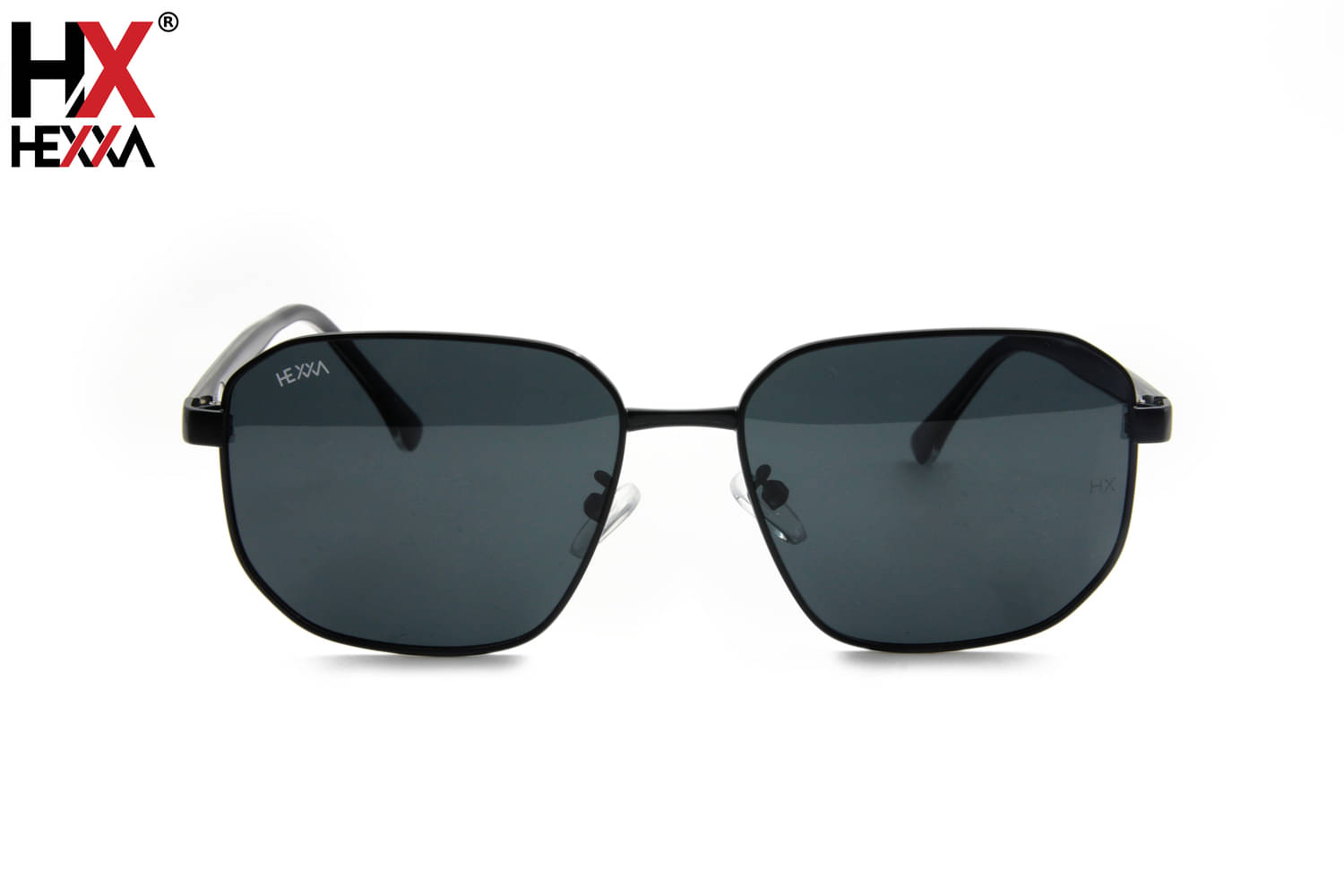     			Hexxa Black Oversized Sunglasses ( Pack of 1 )