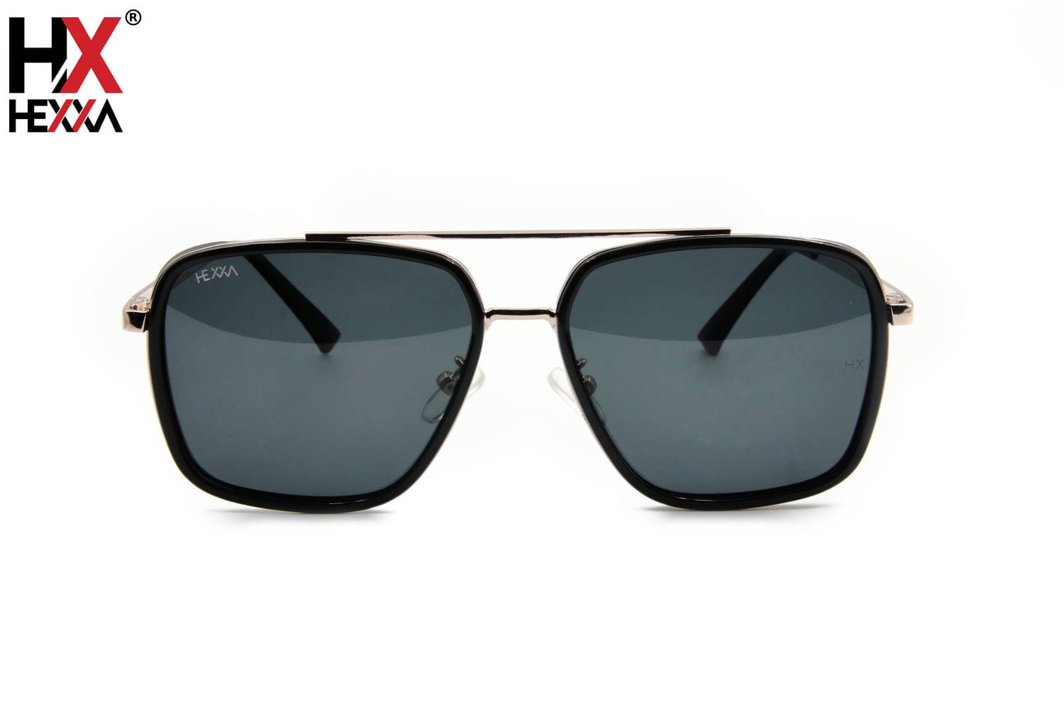 Hexxa Black Oversized Sunglasses ( Pack of 1 ) Hexxa Black Oversized Sunglasses ( Pack of 1 )