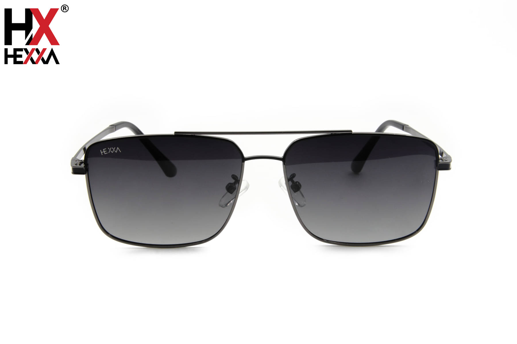Hexxa Black Rectangular Sunglasses ( Pack of 1 ) Hexxa Black Rectangular Sunglasses ( Pack of 1 )