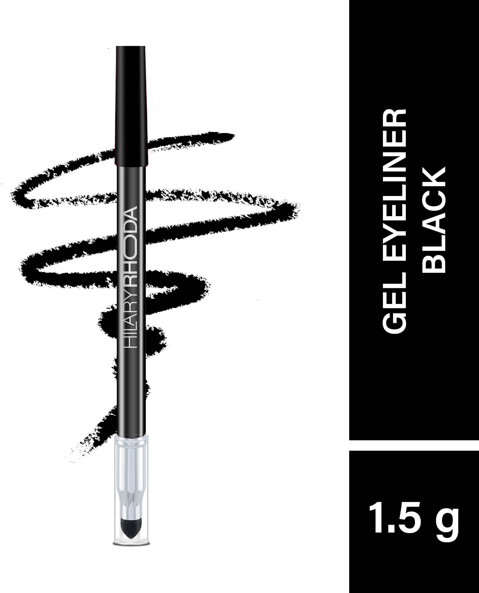     			Hilary Rhoda Black Shimmer Eye Liner Pencil ( Pack of 1 )