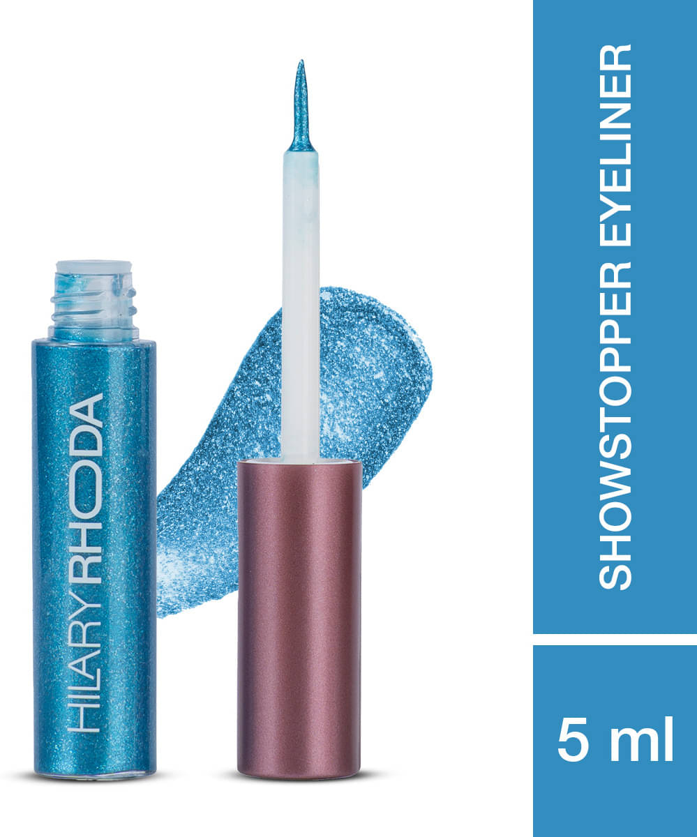     			Hilary Rhoda Blue Glitter Eye Liner Liquid ( Pack of 1 )