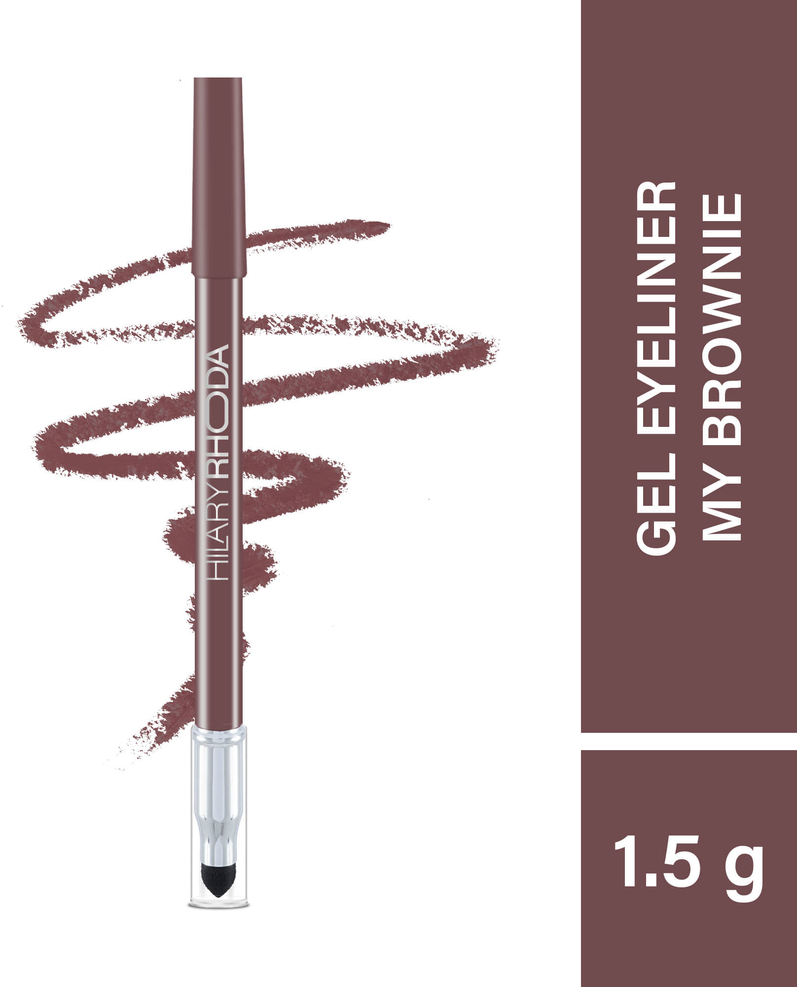 Hilary Rhoda Black Metalic Eye Liner Gel ( Pack of 1 )