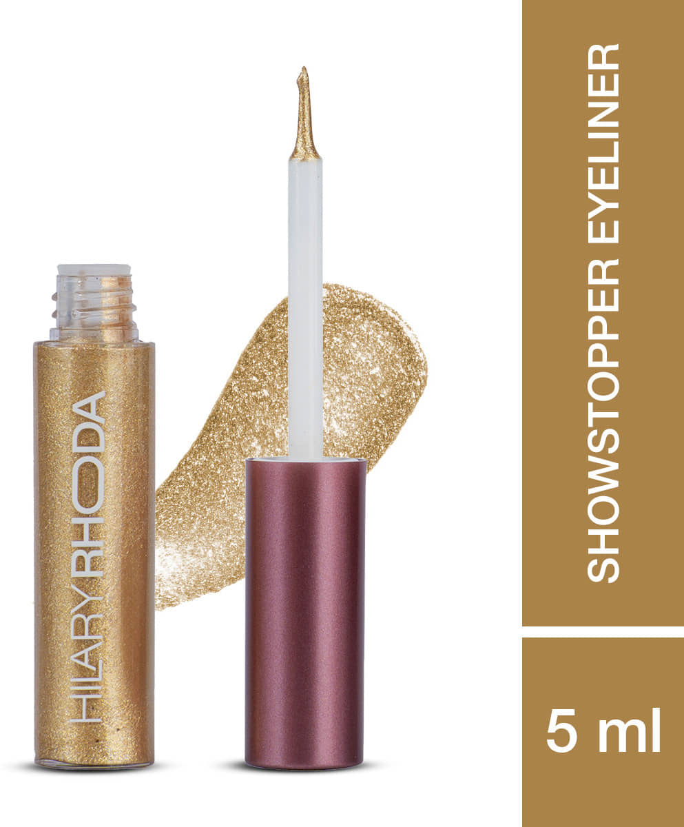 Hilary Rhoda Gold Glitter Eye Liner Liquid ( Pack of 1 ) - Makeup - Eyes | Buy online on ZillyBuy