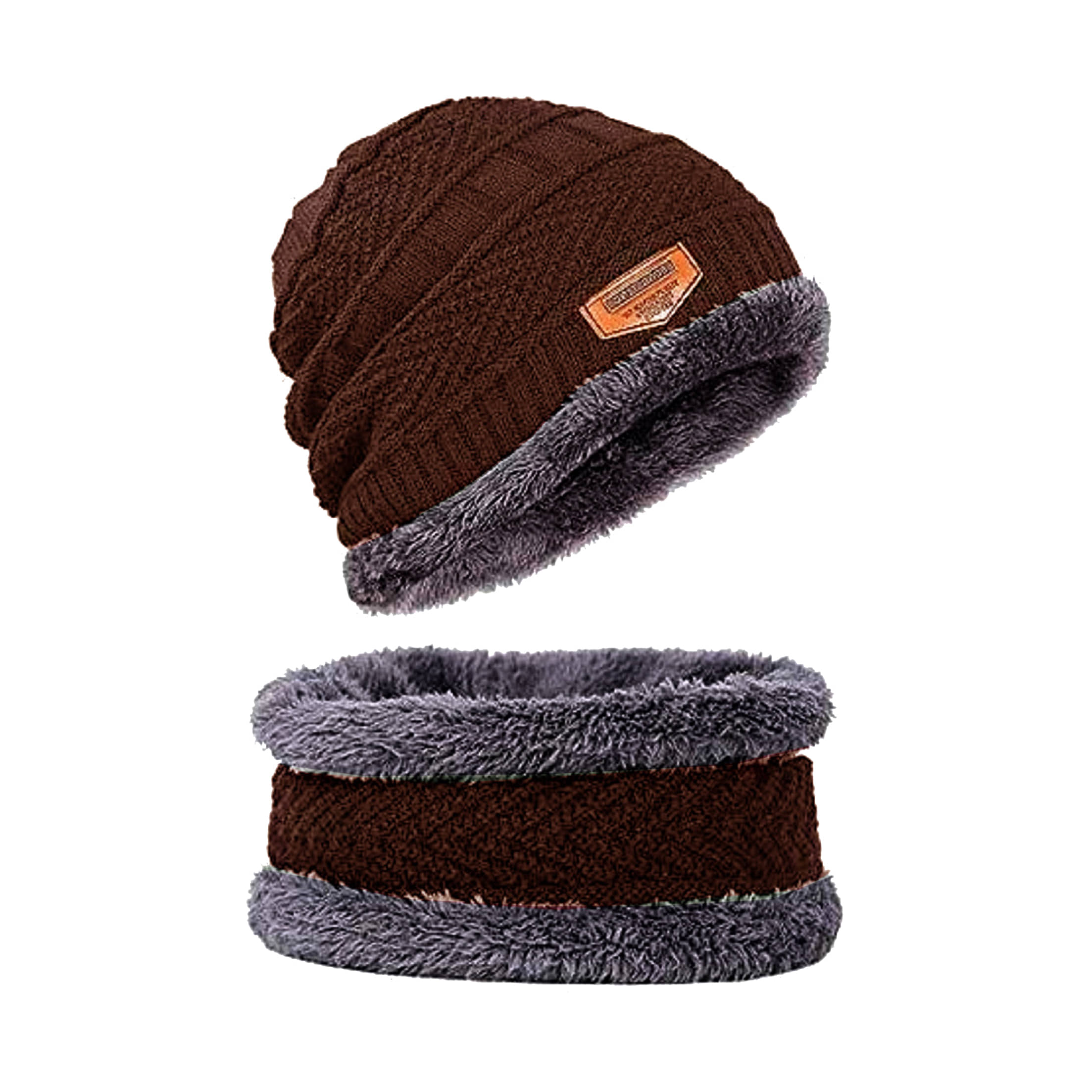 Infispace Brown Cotton Women's Cap ( Pack of 1 )