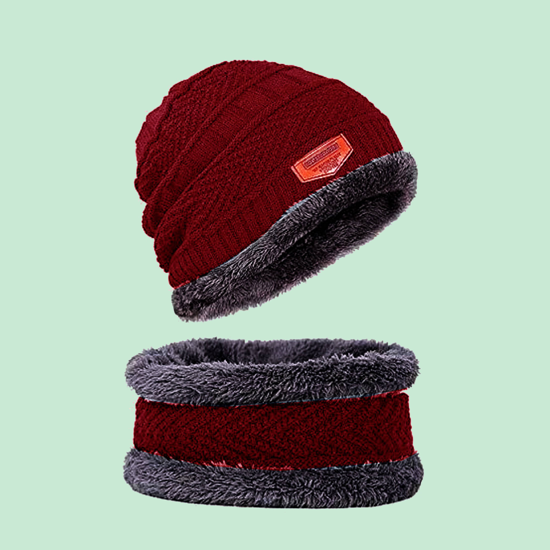     			Infispace Maroon Cotton Women's Cap ( Pack of 1 )